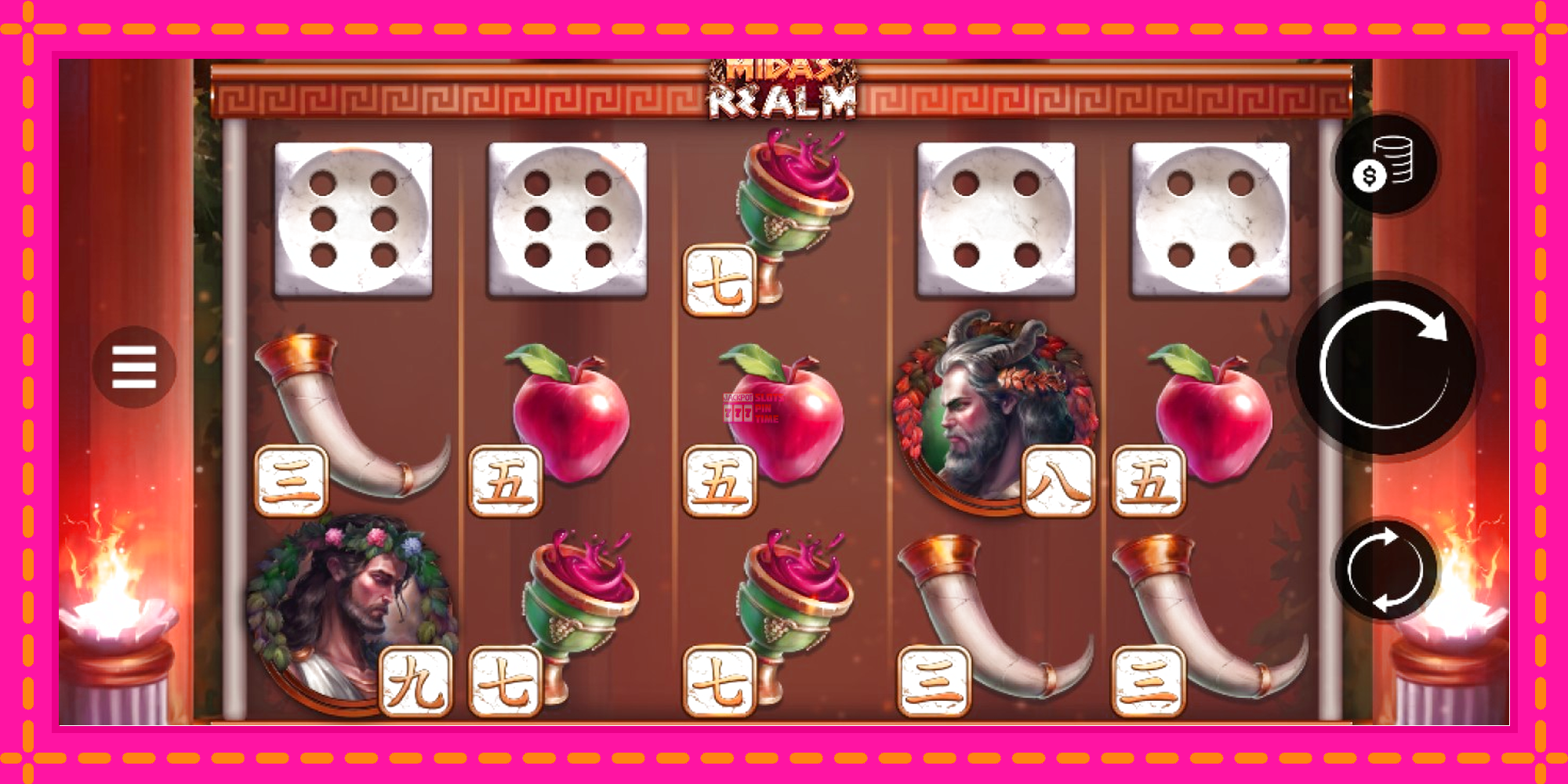 Slot machine Midas Realm Dice gratuitamente, immagine 1