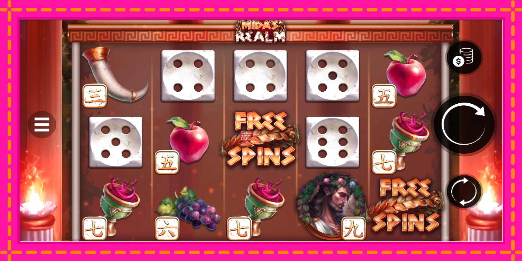 Slot machine Midas Realm Dice gratuitamente, immagine 4