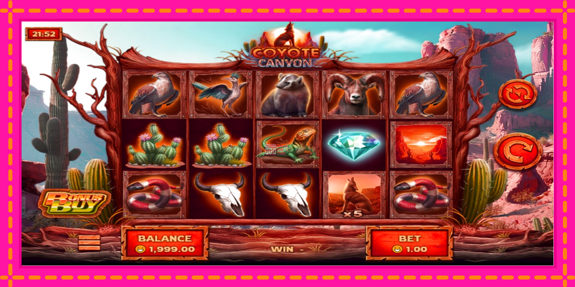 Slot machine Coyote Canyon gratuitamente, immagine 2