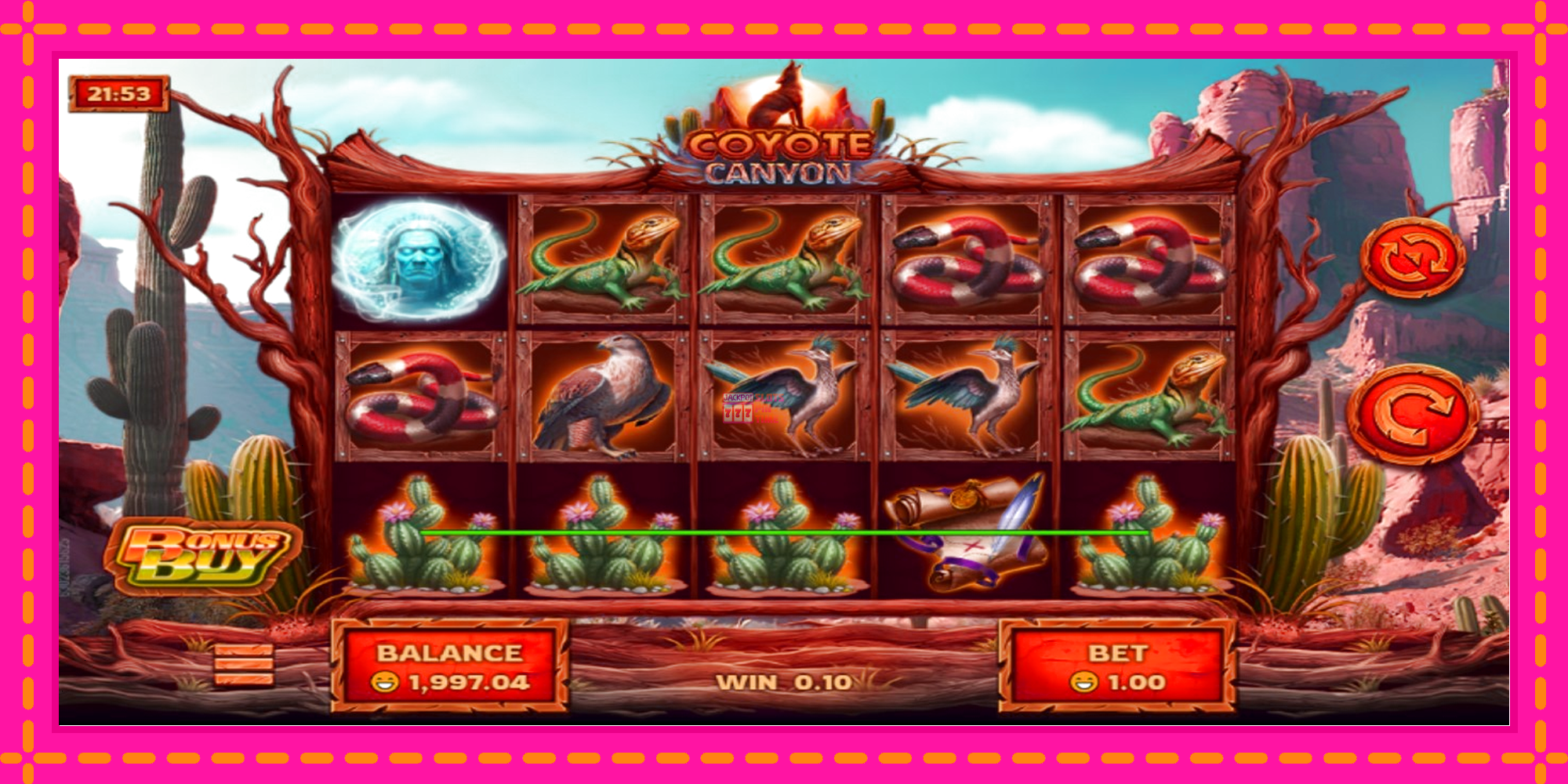 Slot machine Coyote Canyon gratuitamente, immagine 3