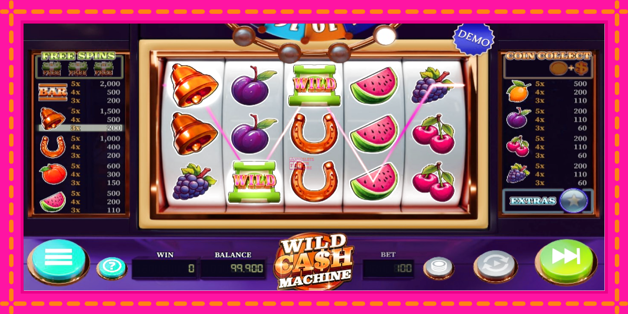 Slot machine Wild Cash Machine gratuitamente, immagine 2