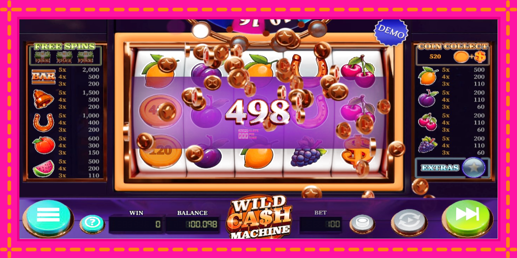 Slot machine Wild Cash Machine gratuitamente, immagine 4