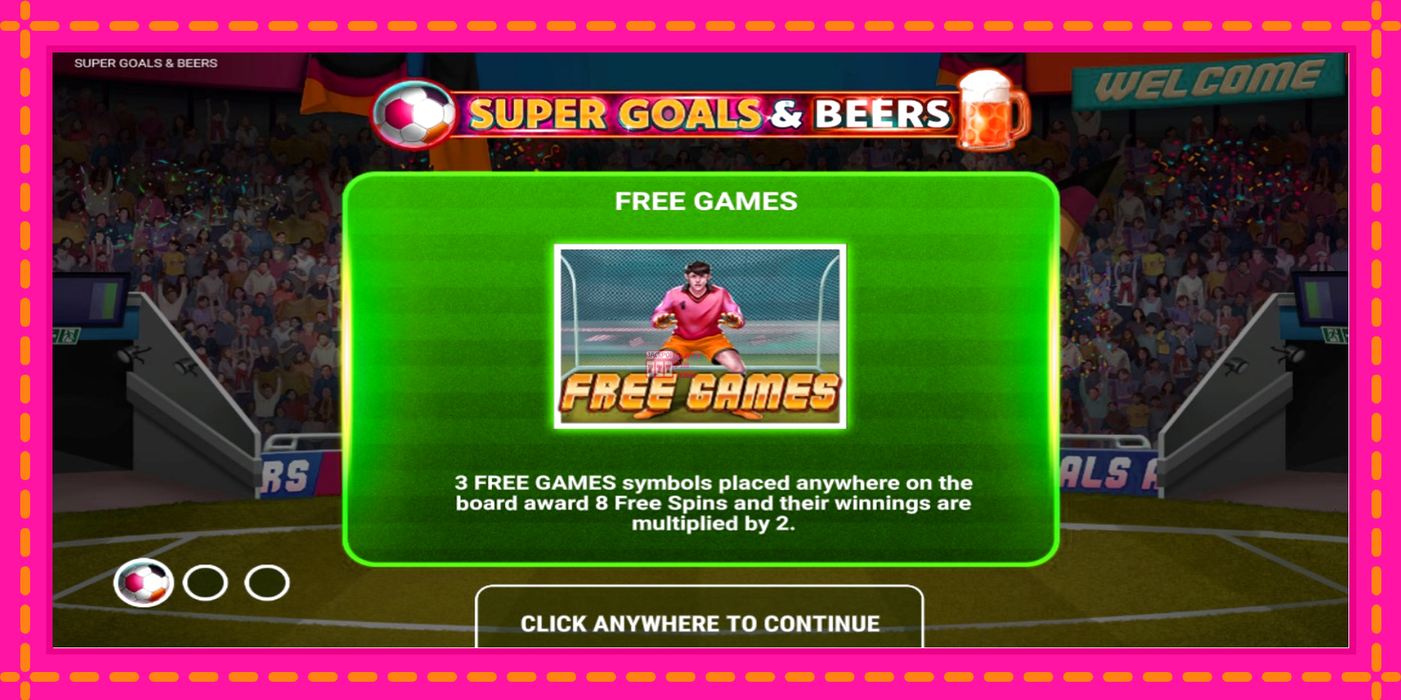 Slot machine Super Goals & Beers gratuitamente, immagine 1