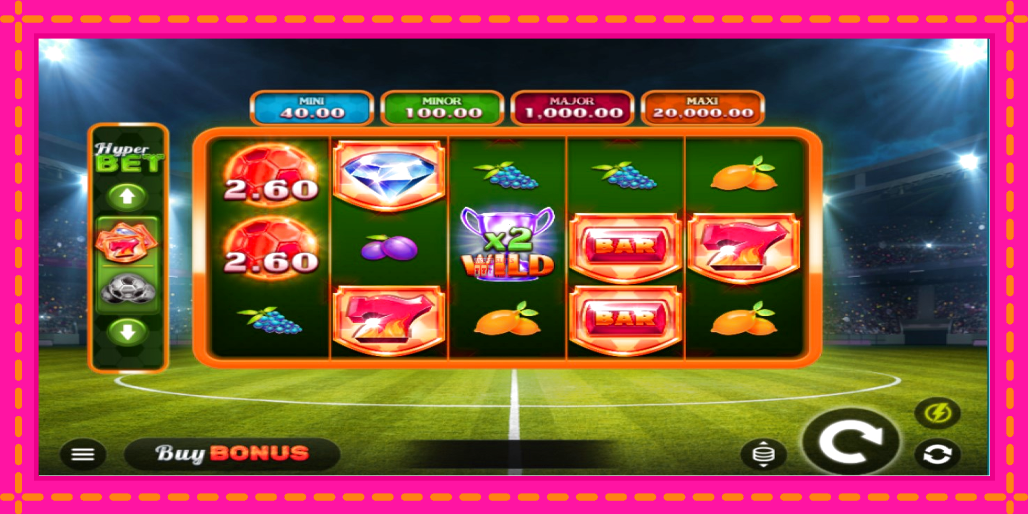 Slot machine Football Blast Hold and Win gratuitamente, immagine 4