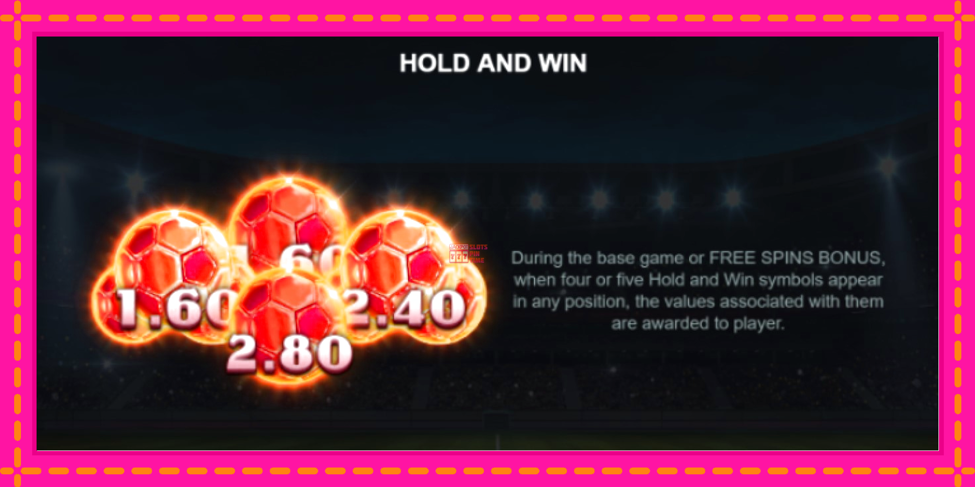 Slot machine Football Blast Hold and Win gratuitamente, immagine 5