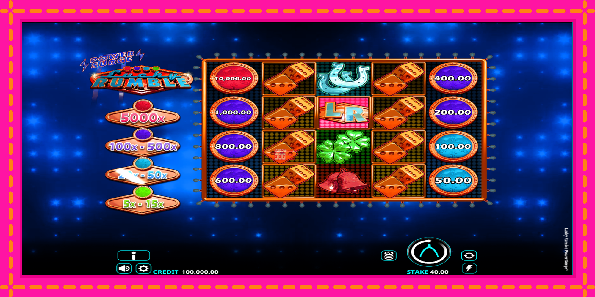 Slot machine Lucky Rumble Power Surge gratuitamente, immagine 2