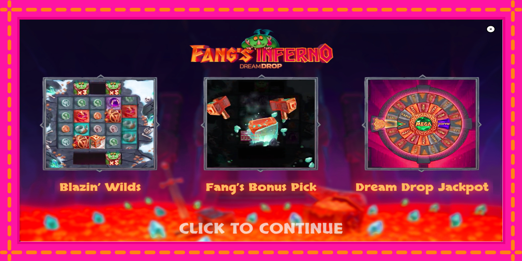 Slot machine Fangs Inferno Dream Drop gratuitamente, immagine 1