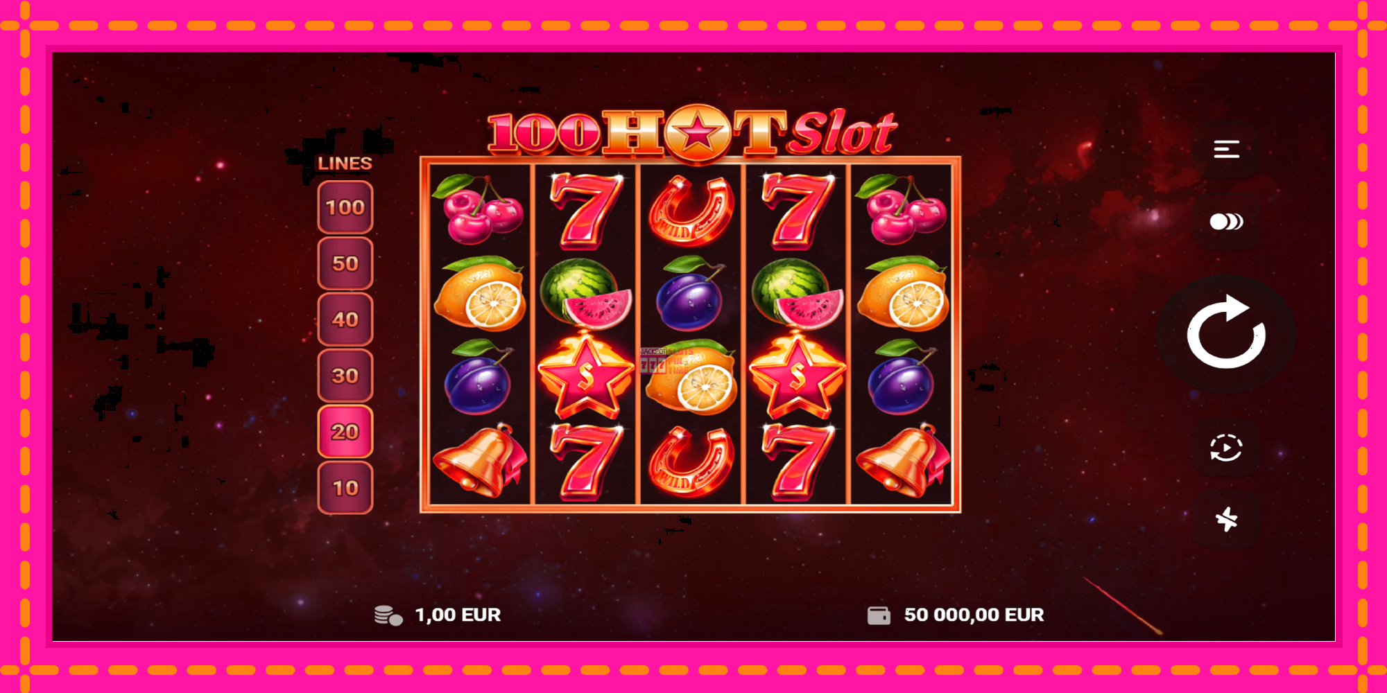 Slot machine 100 Hot Slot gratuitamente, immagine 2