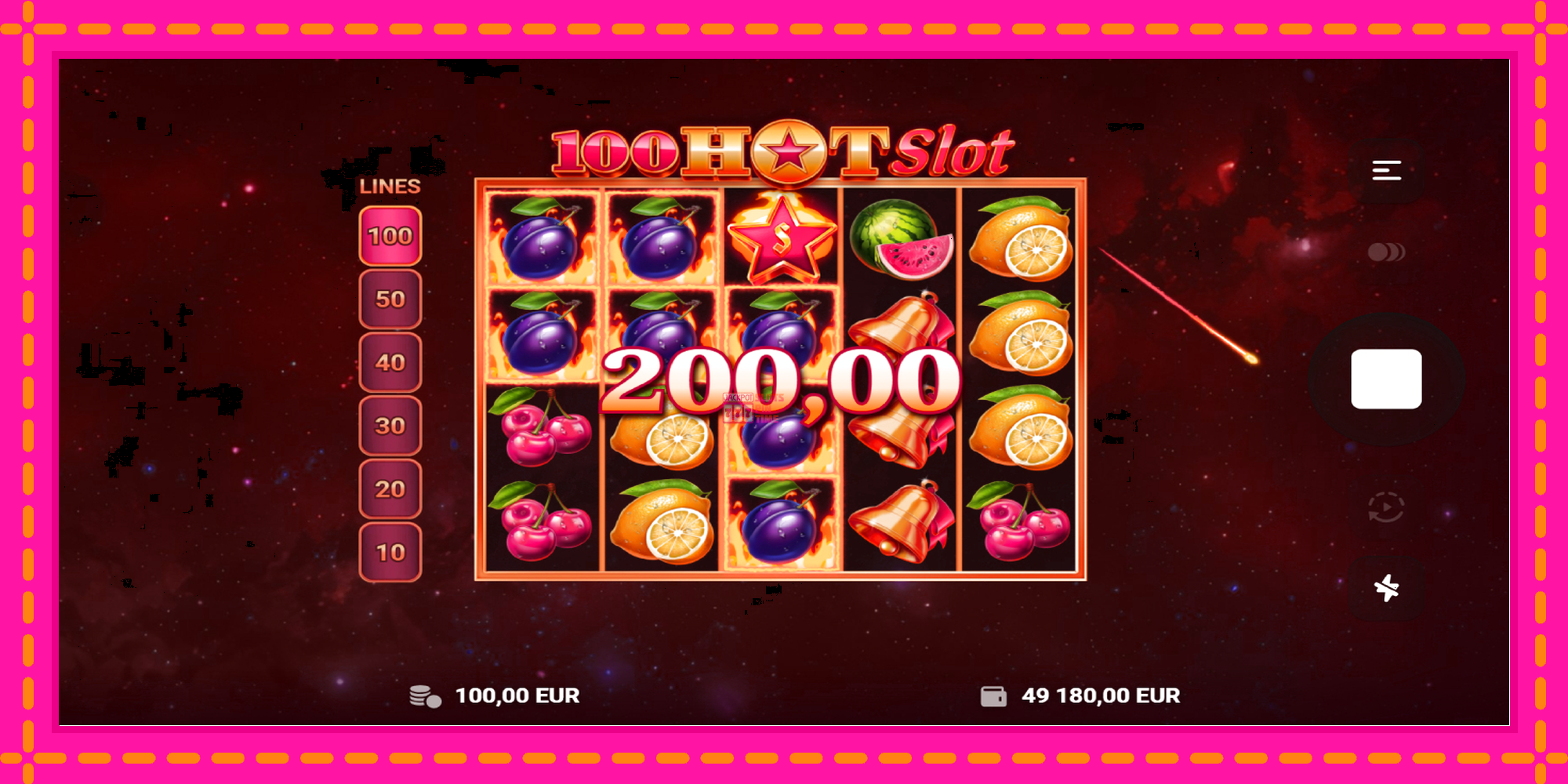 Slot machine 100 Hot Slot gratuitamente, immagine 4