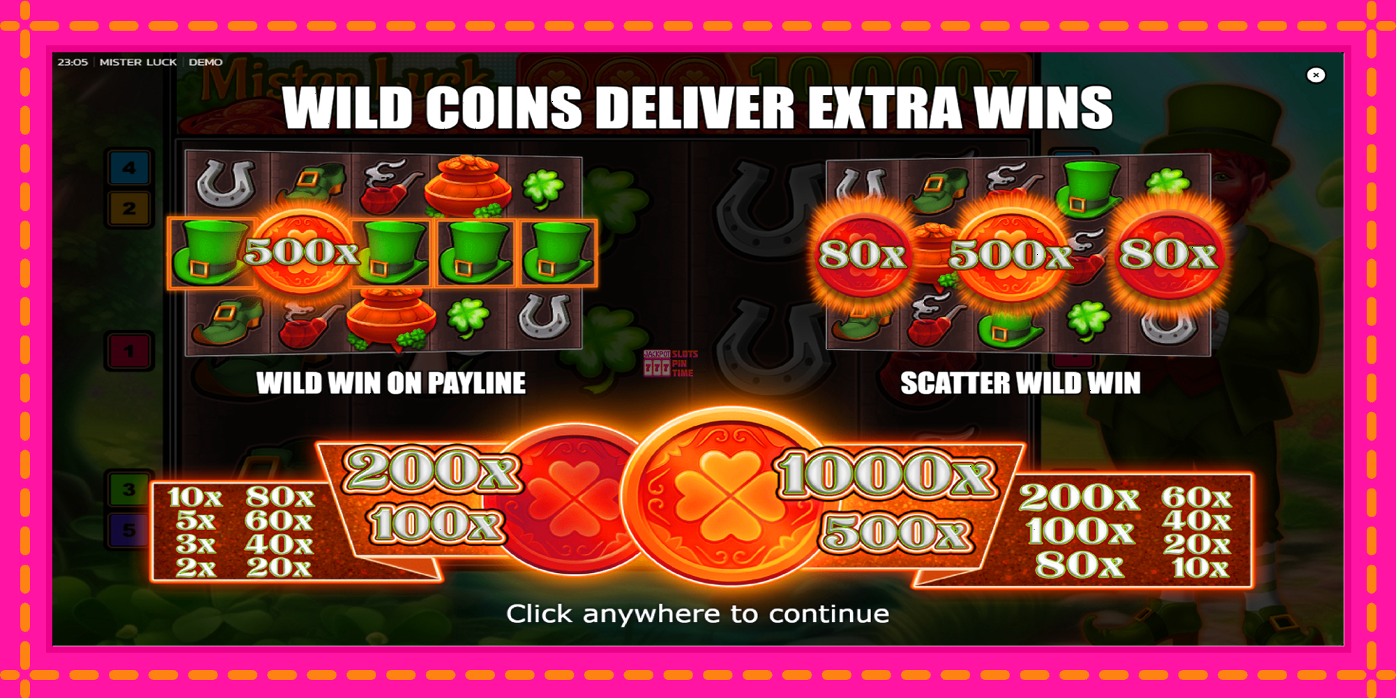 Slot machine Mister Luck gratuitamente, immagine 1