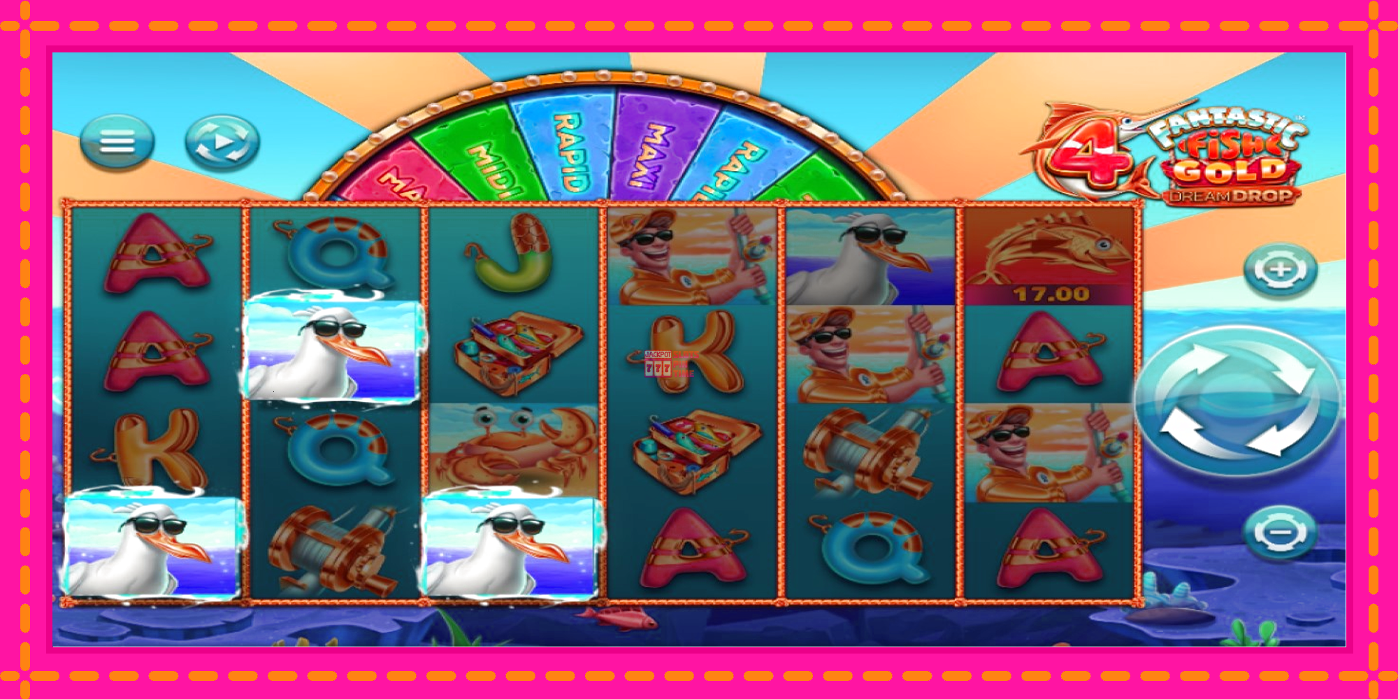 Slot machine 4 Fantastic Fish Gold Dream Drop gratuitamente, immagine 2