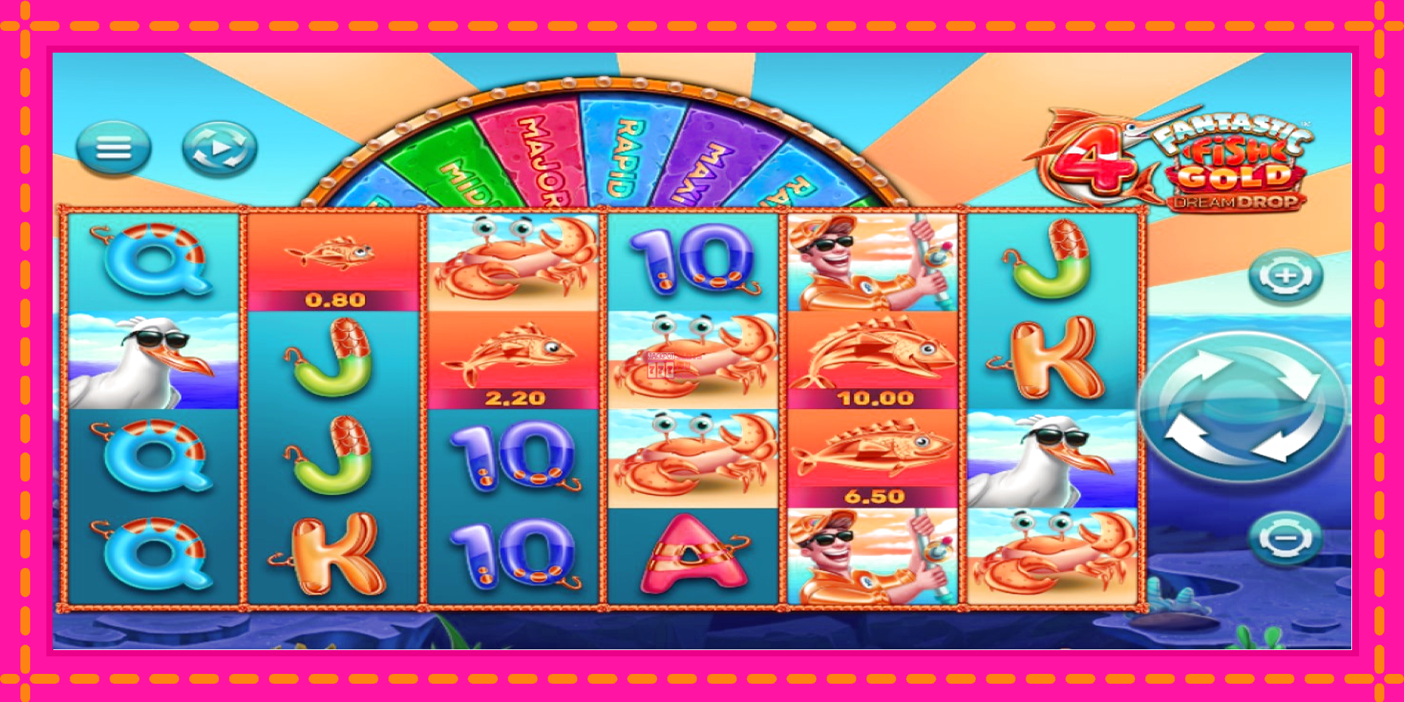 Slot machine 4 Fantastic Fish Gold Dream Drop gratuitamente, immagine 4