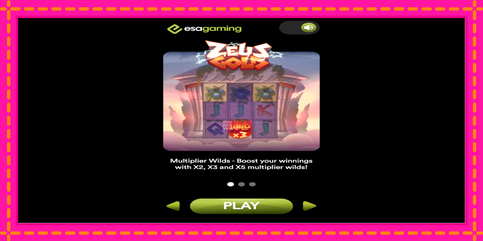 Slot machine Zeus Gold gratuitamente, immagine 1