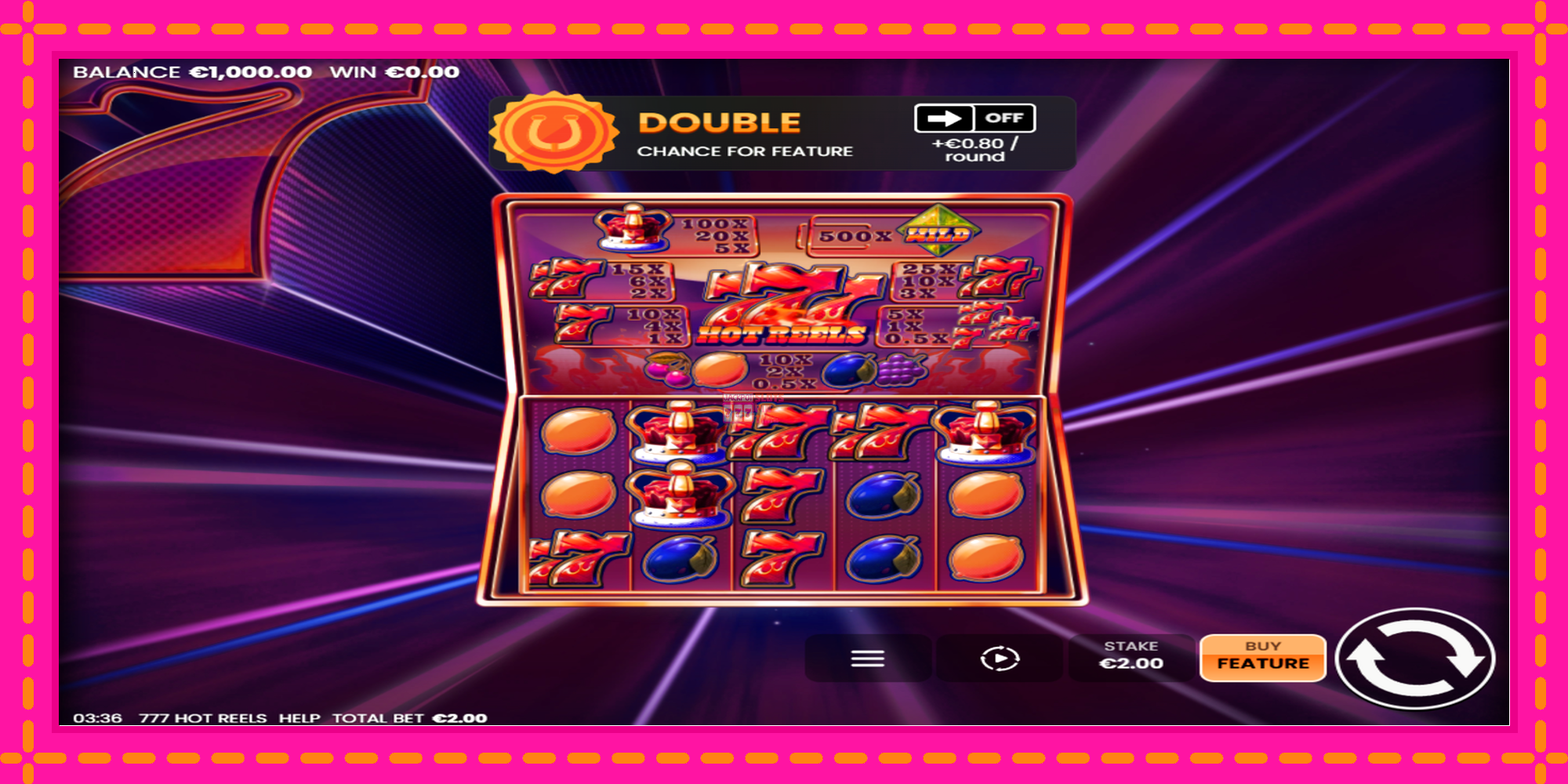 Slot machine 777 Hot Reels gratuitamente, immagine 2