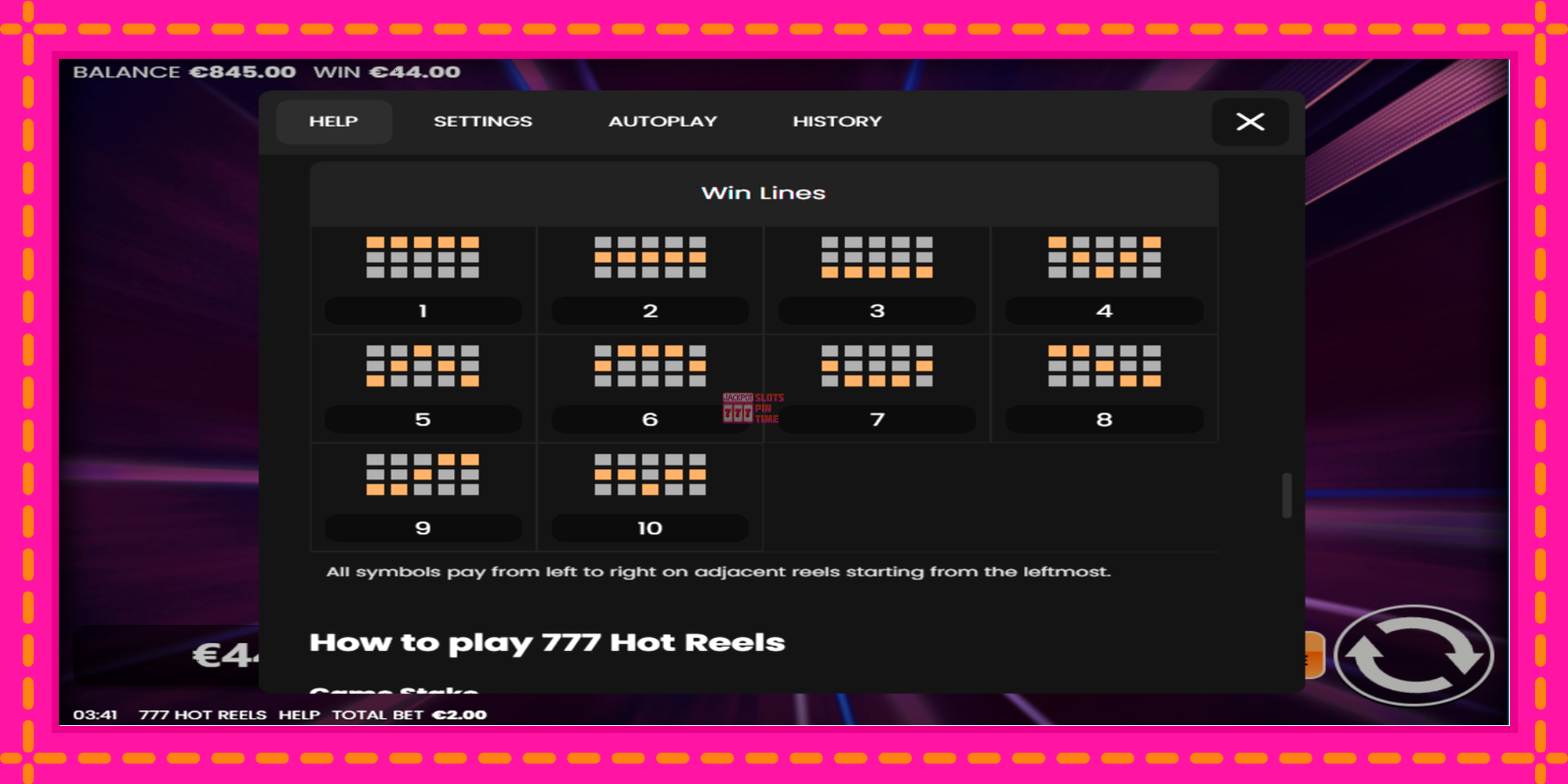 Slot machine 777 Hot Reels gratuitamente, immagine 7