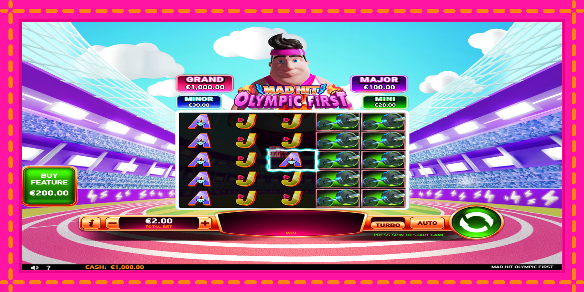 Slot machine Mad Hit Olympic First gratuitamente, immagine 2