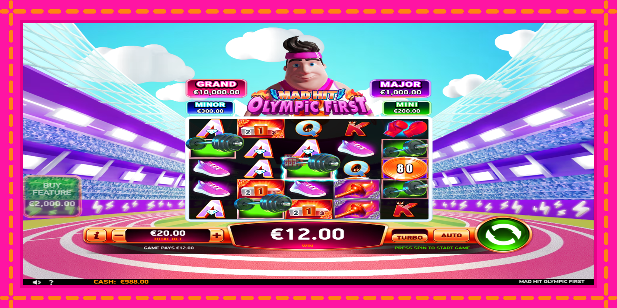 Slot machine Mad Hit Olympic First gratuitamente, immagine 3