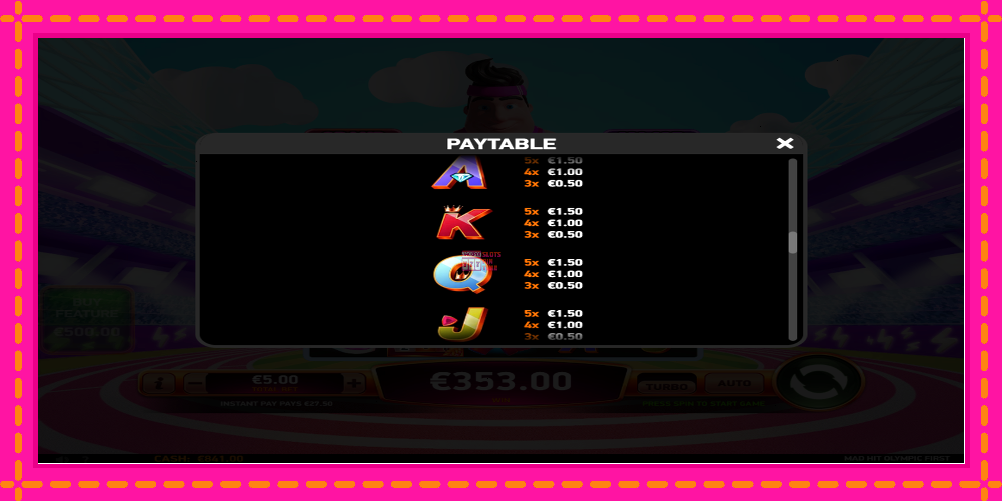 Slot machine Mad Hit Olympic First gratuitamente, immagine 7