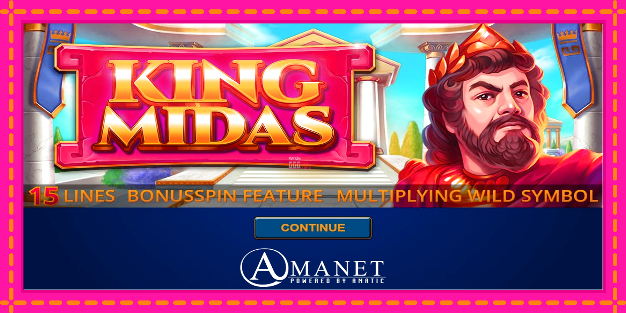 Slot machine King Midas gratuitamente, immagine 1