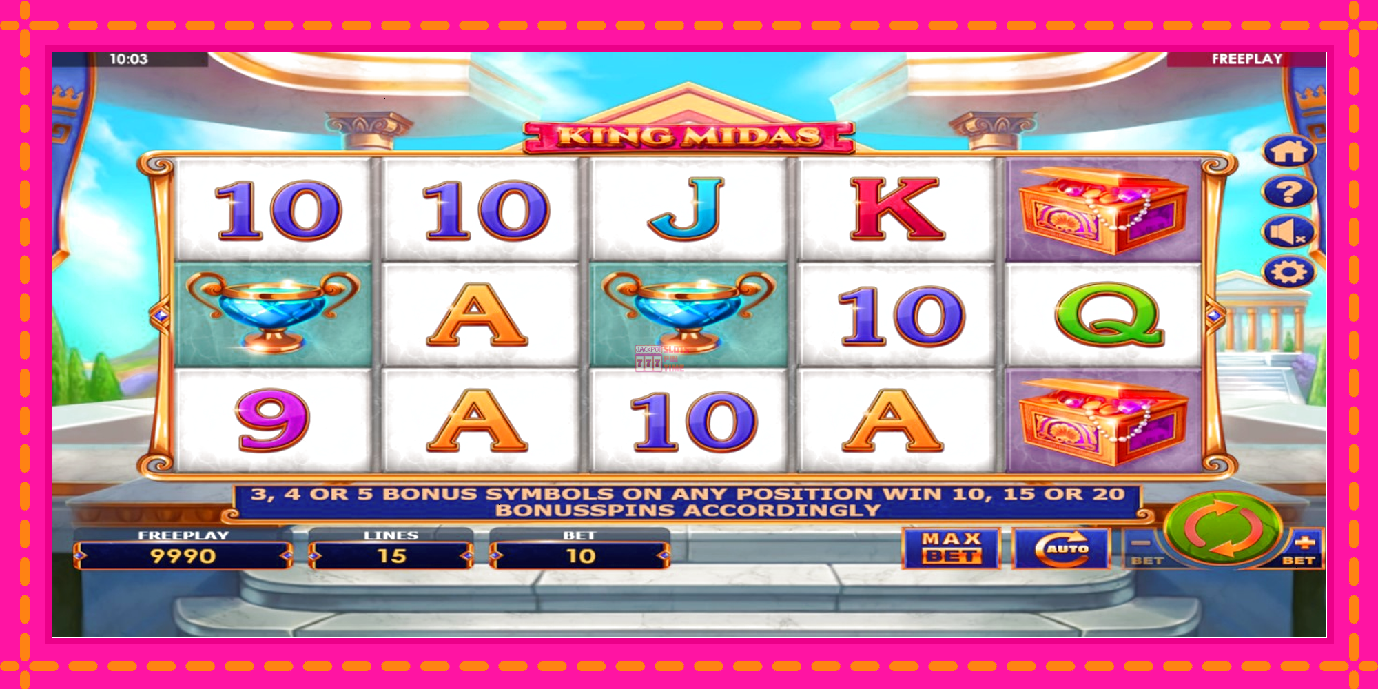 Slot machine King Midas gratuitamente, immagine 2