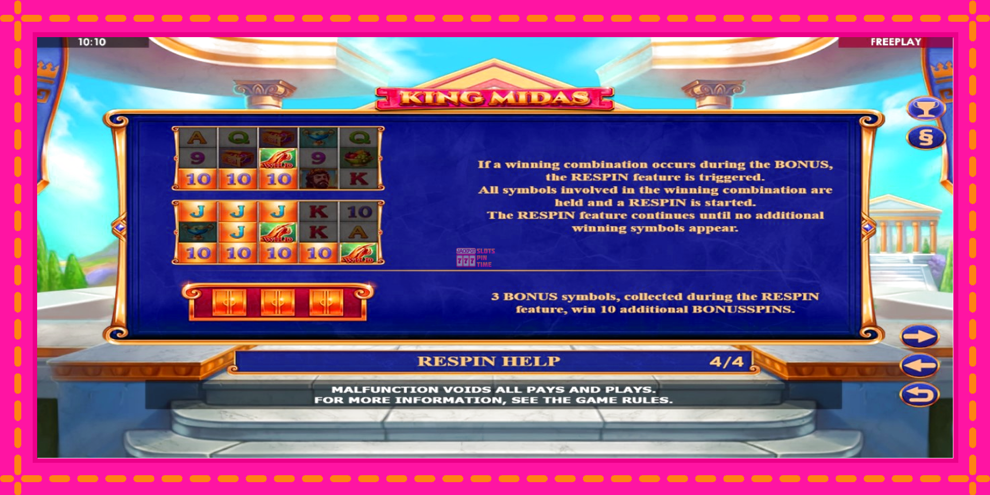 Slot machine King Midas gratuitamente, immagine 7