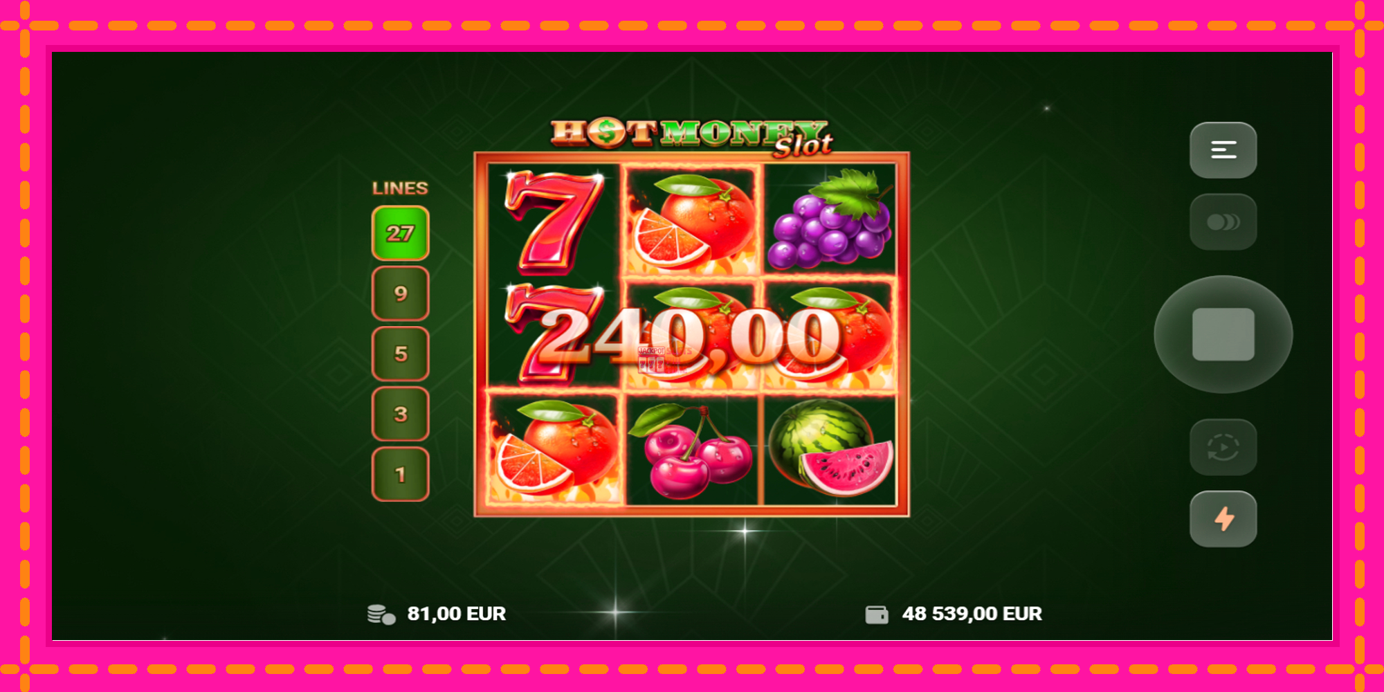 Slot machine Hot Money Slot gratuitamente, immagine 3