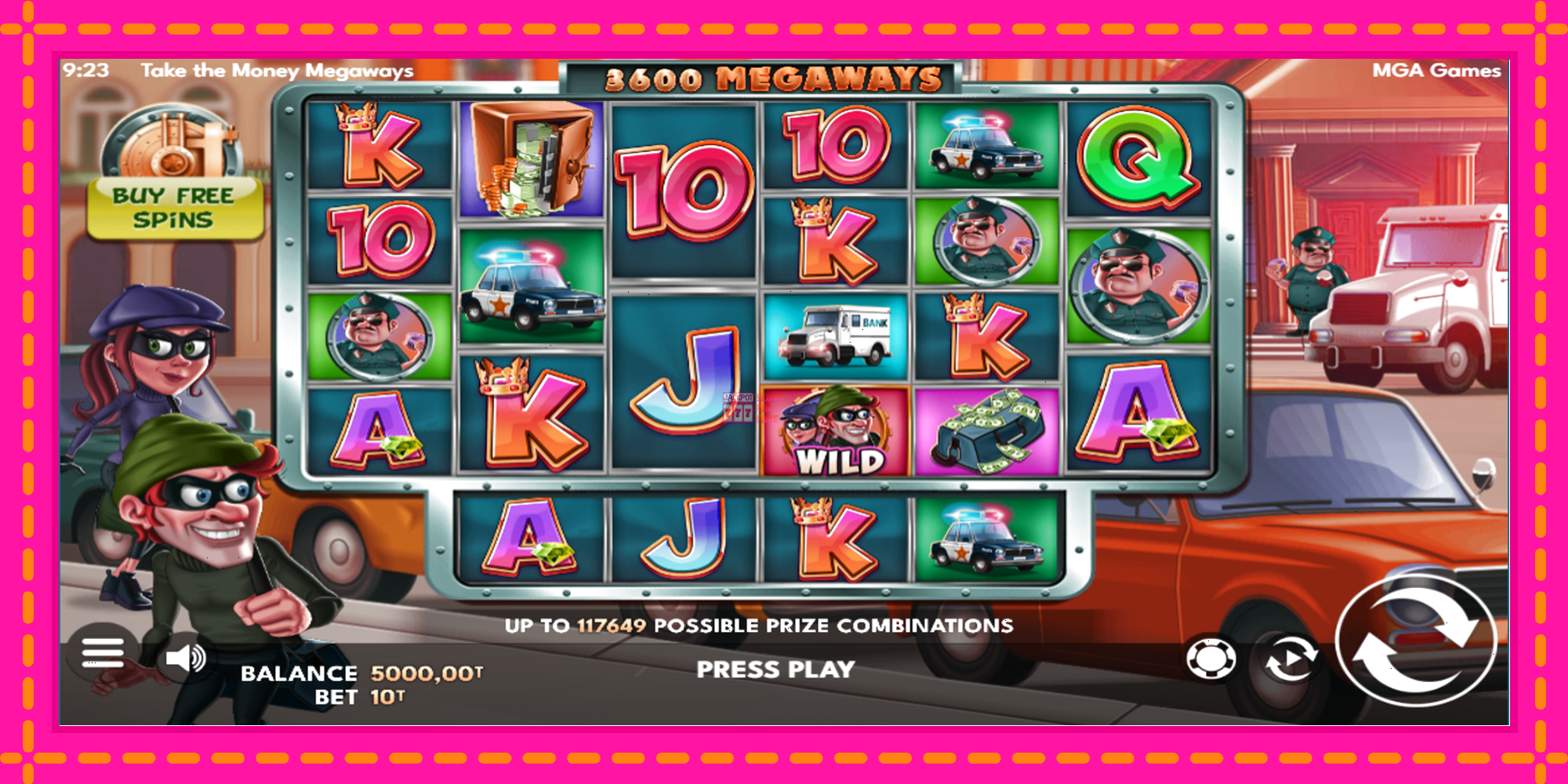 Slot machine Take the Money Megaways gratuitamente, immagine 2