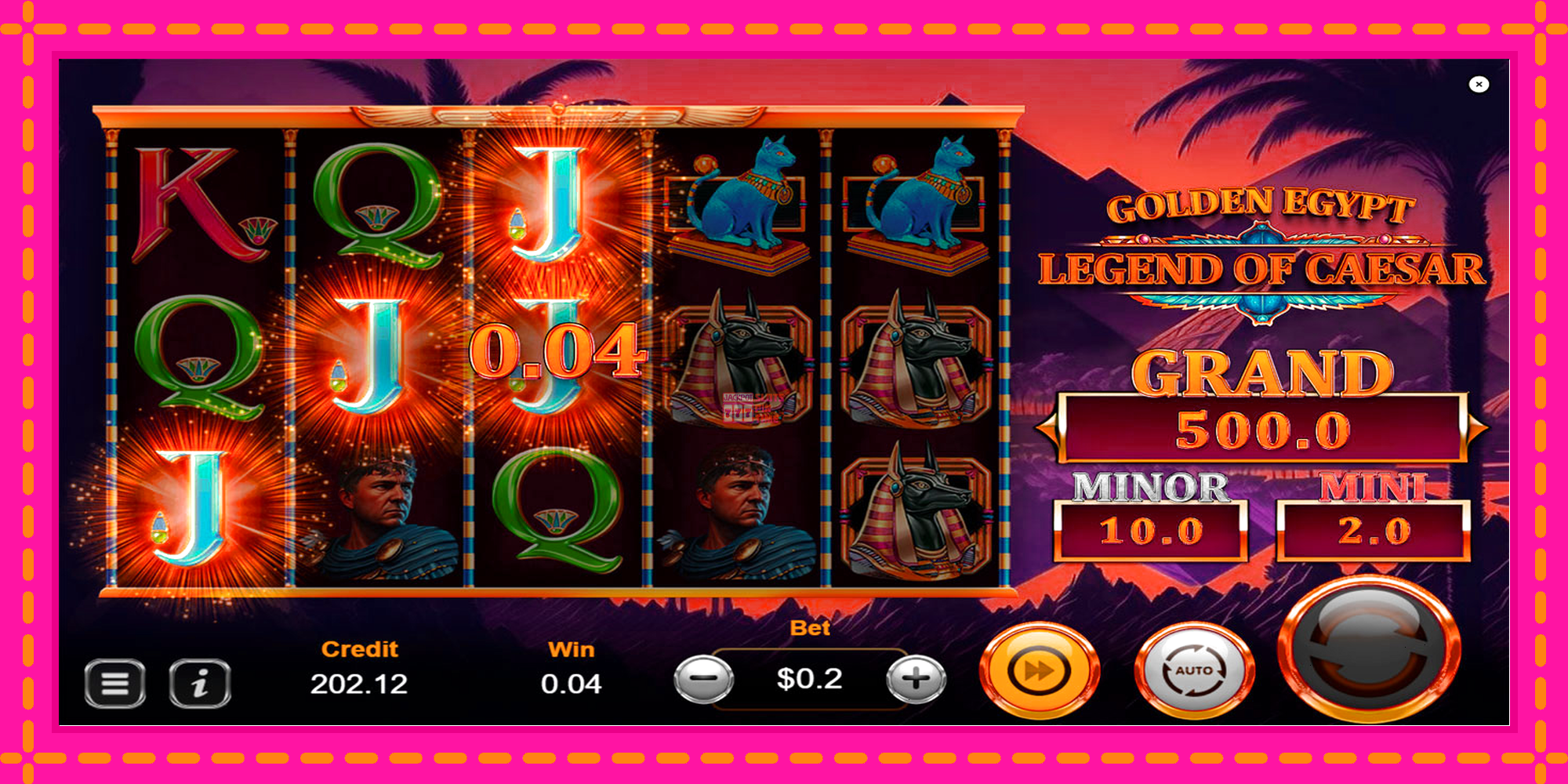 Slot machine Golden Egypt Legend of Caesar gratuitamente, immagine 5