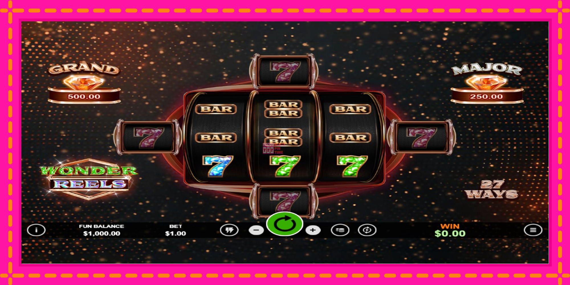 Slot machine Wonder Reels gratuitamente, immagine 1