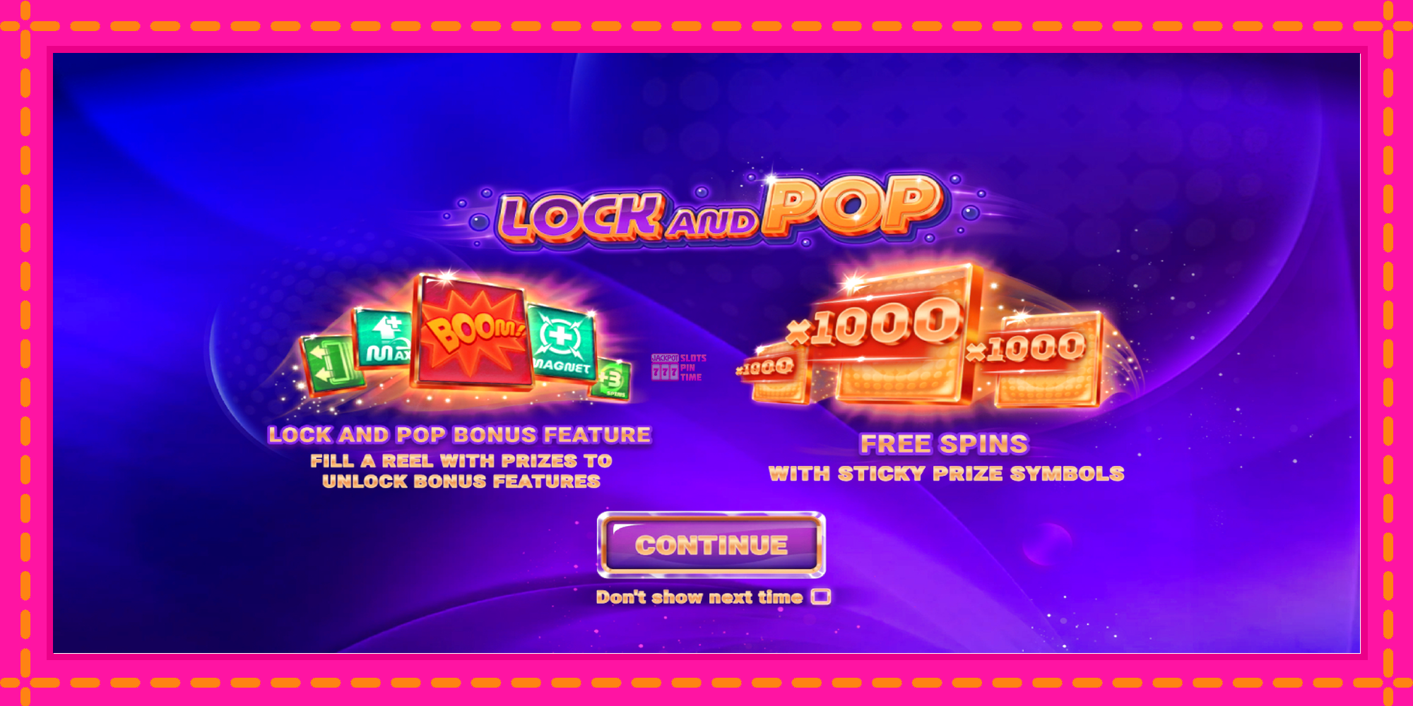 Slot machine Lock and Pop gratuitamente, immagine 1