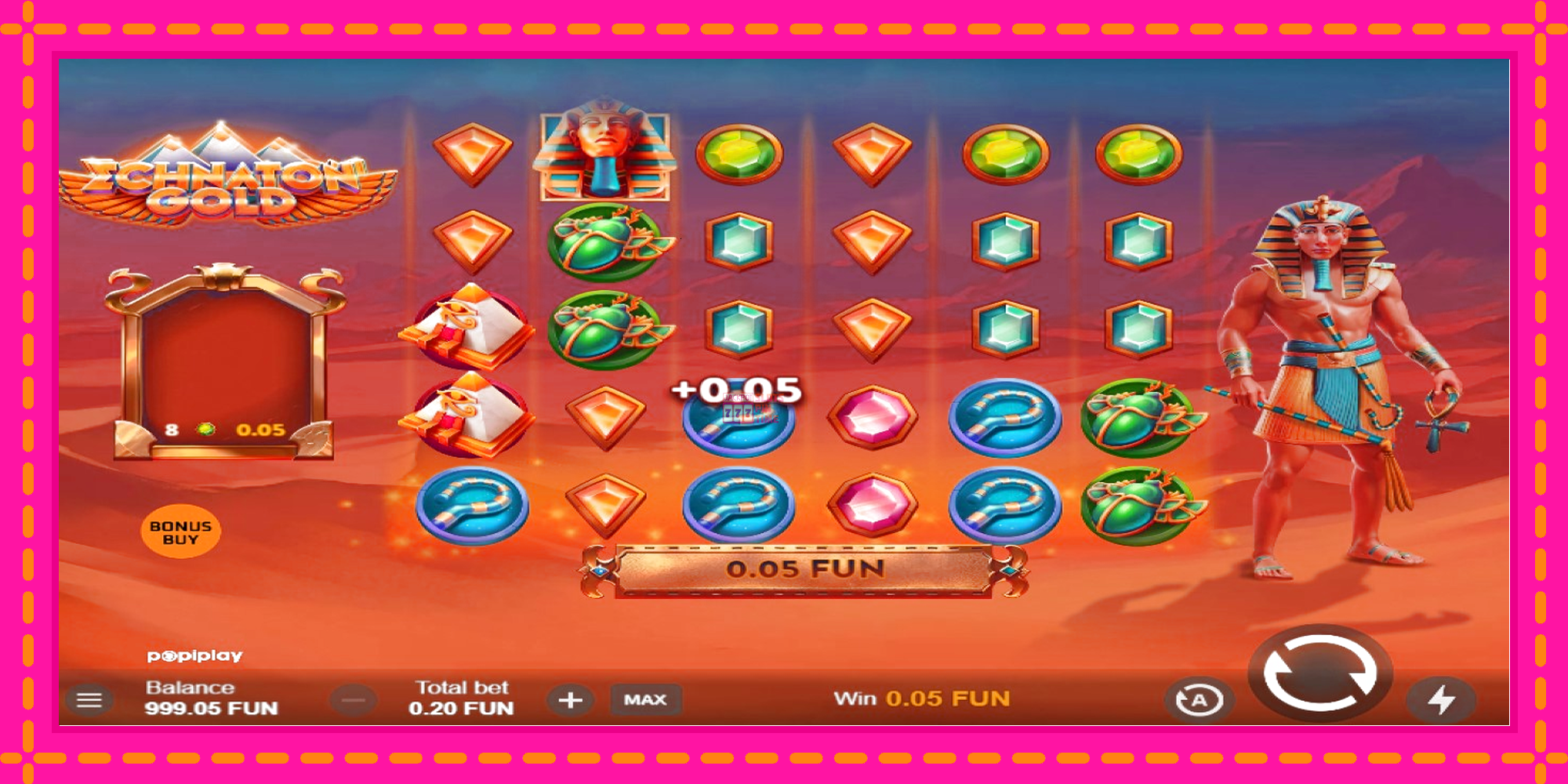 Slot machine Echnaton Gold gratuitamente, immagine 2