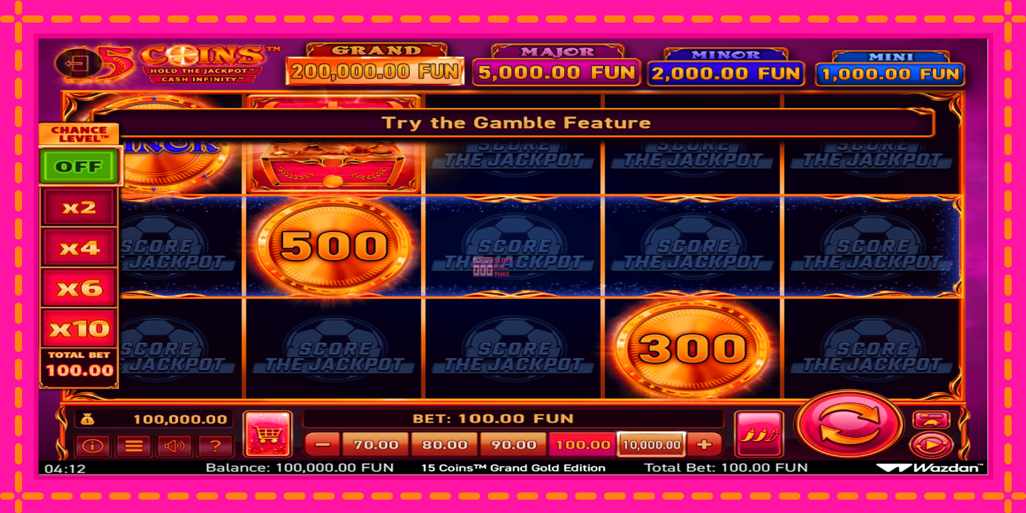 Slot machine 15 Coins Grand Gold Edition Score The Jackpot gratuitamente, immagine 2