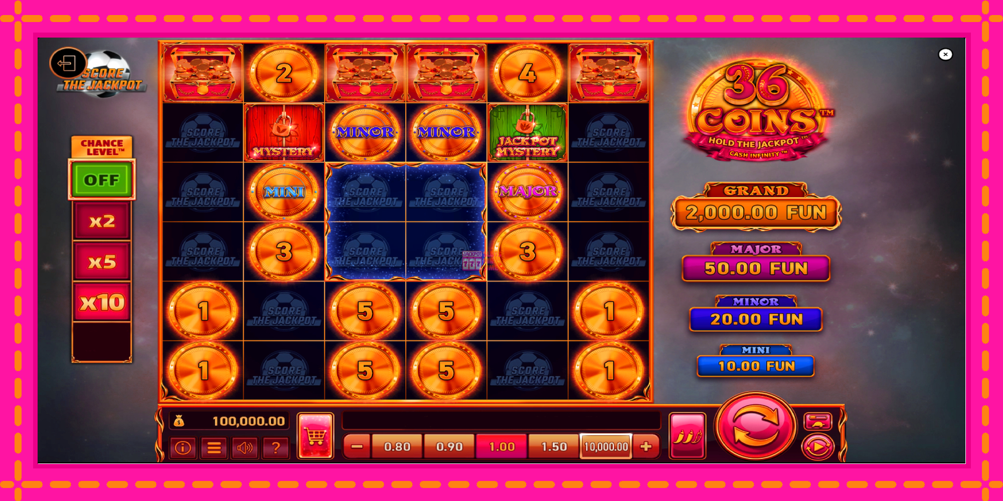 Slot machine 36 Coins Score The Jackpot gratuitamente, immagine 2