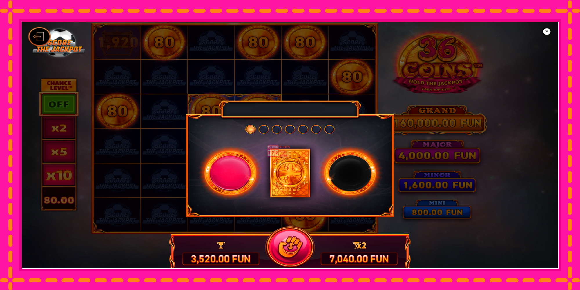 Slot machine 36 Coins Score The Jackpot gratuitamente, immagine 6