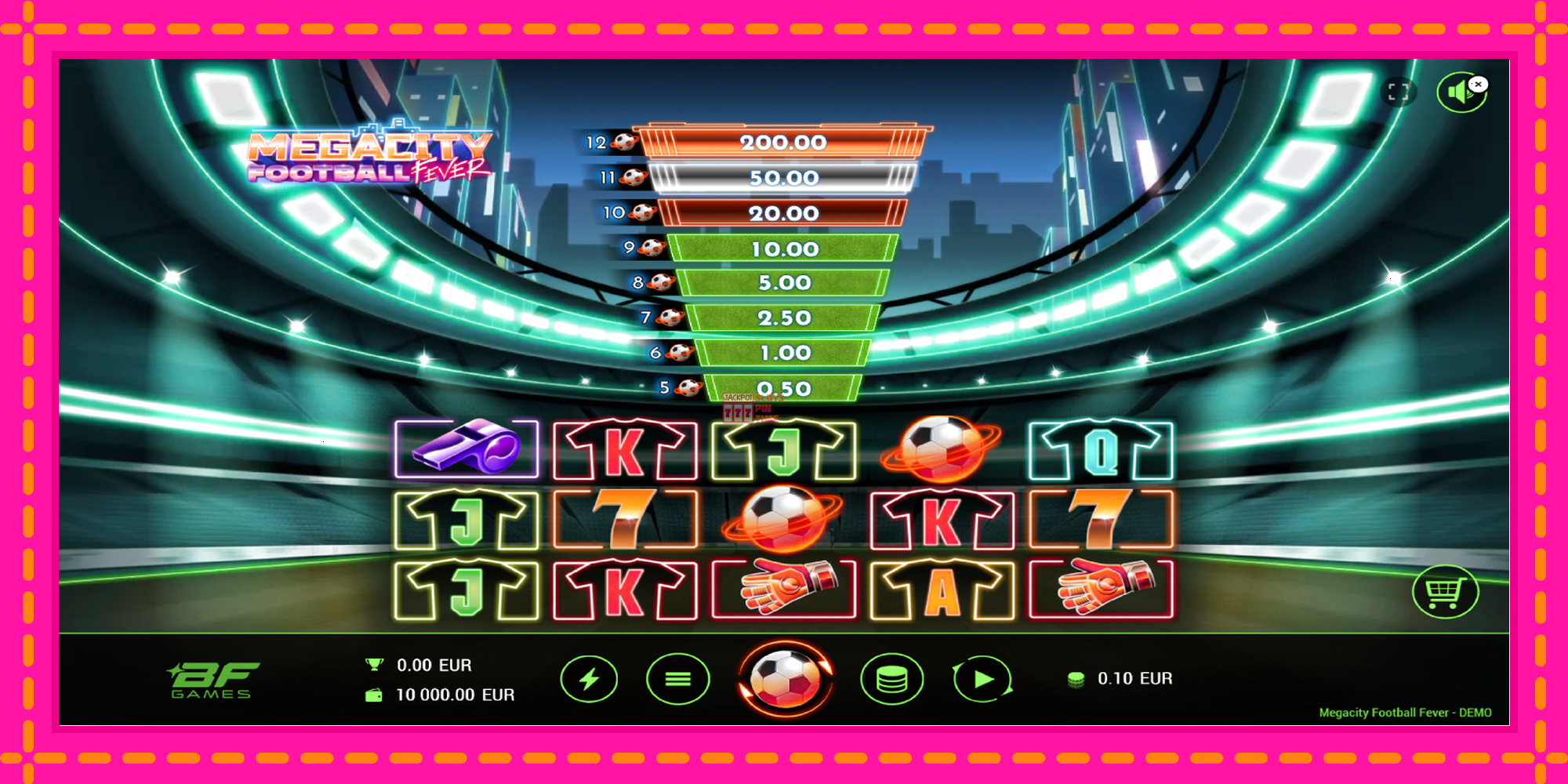 Slot machine Megacity Football Fever gratuitamente, immagine 3