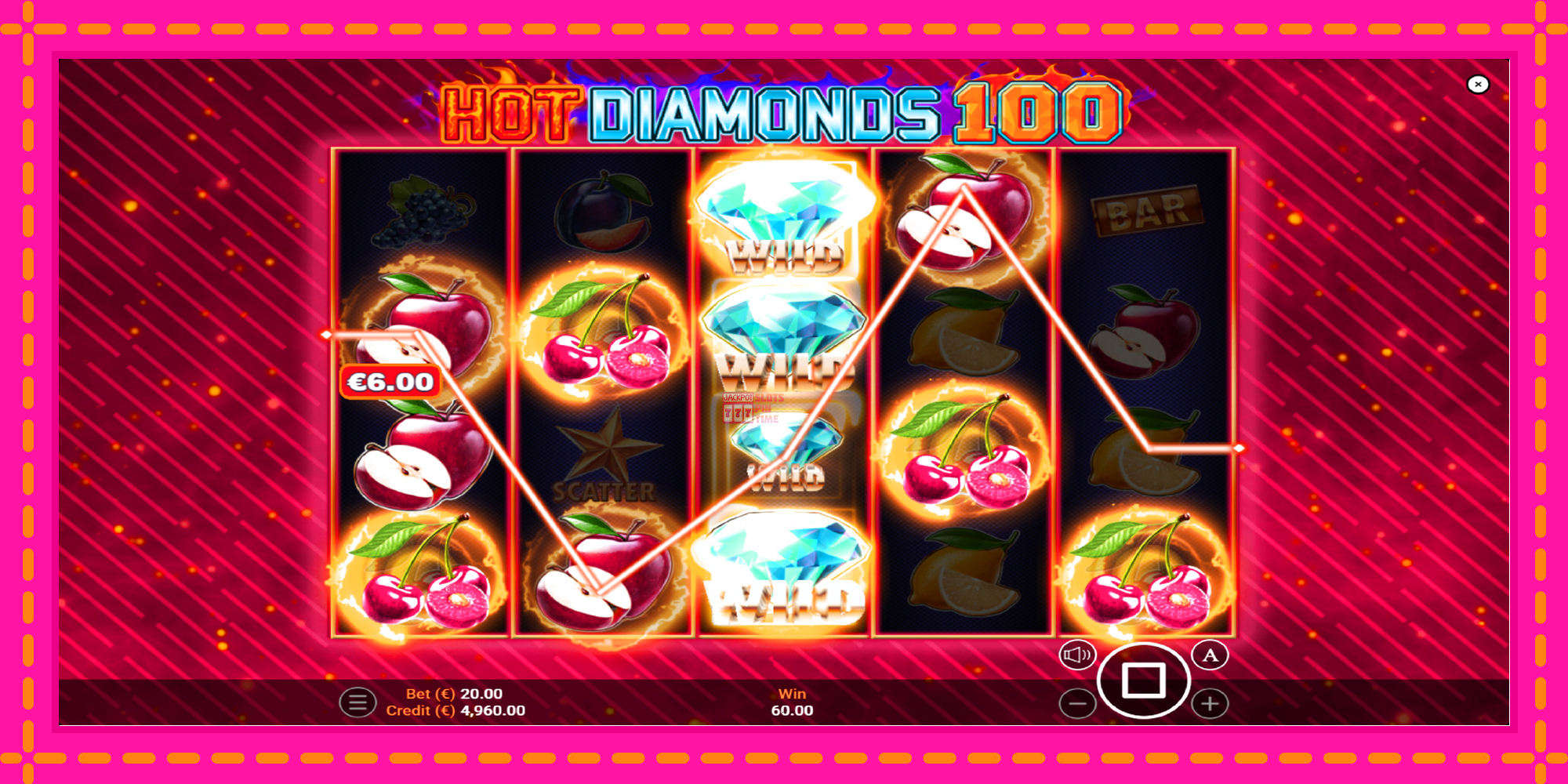 Slot machine Hot Diamonds 100 gratuitamente, immagine 3