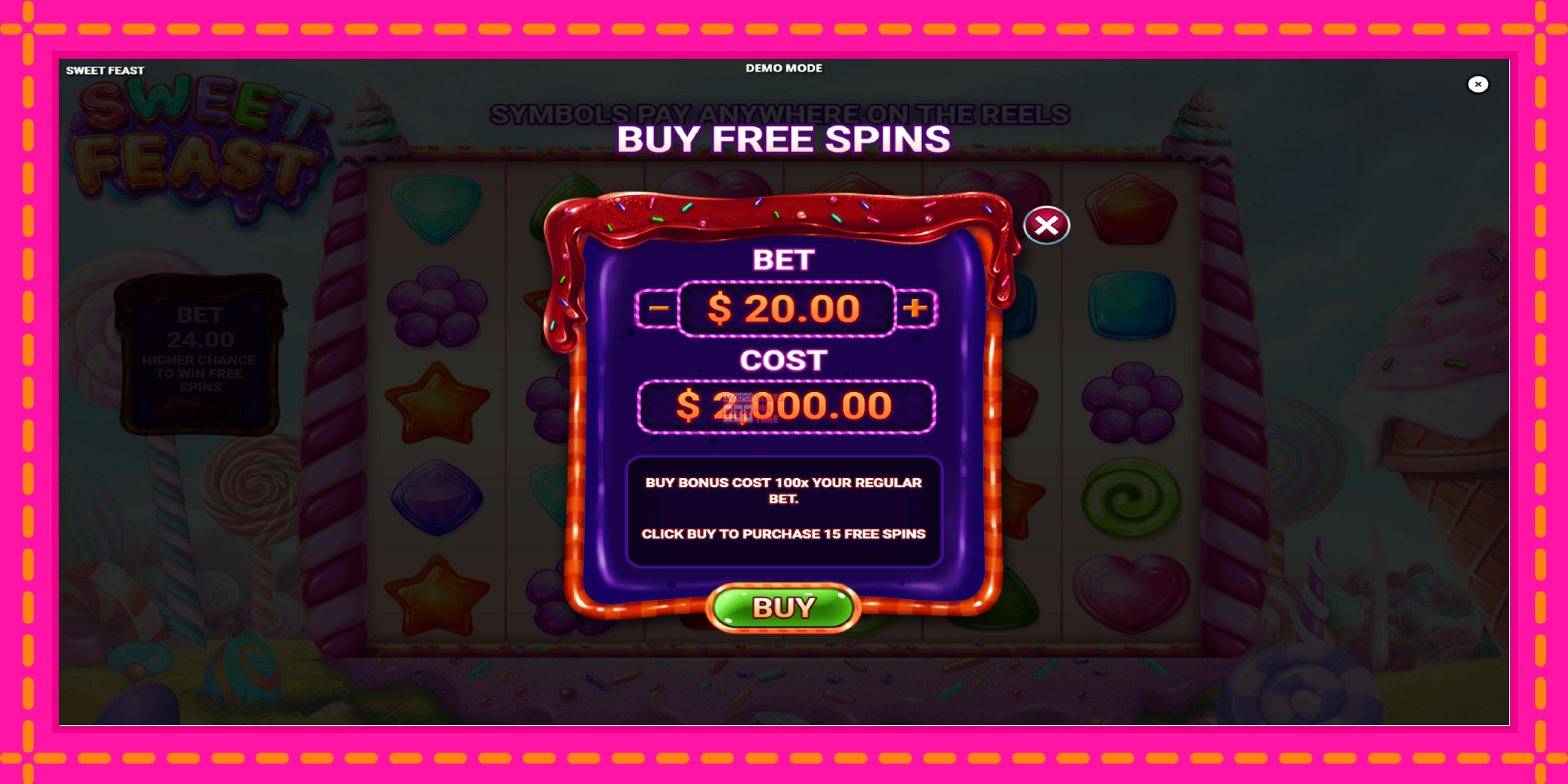 Slot machine Sweet Feast gratuitamente, immagine 5