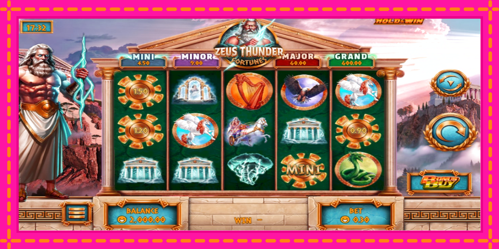 Slot machine Zeus Thunder Fortunes gratuitamente, immagine 1