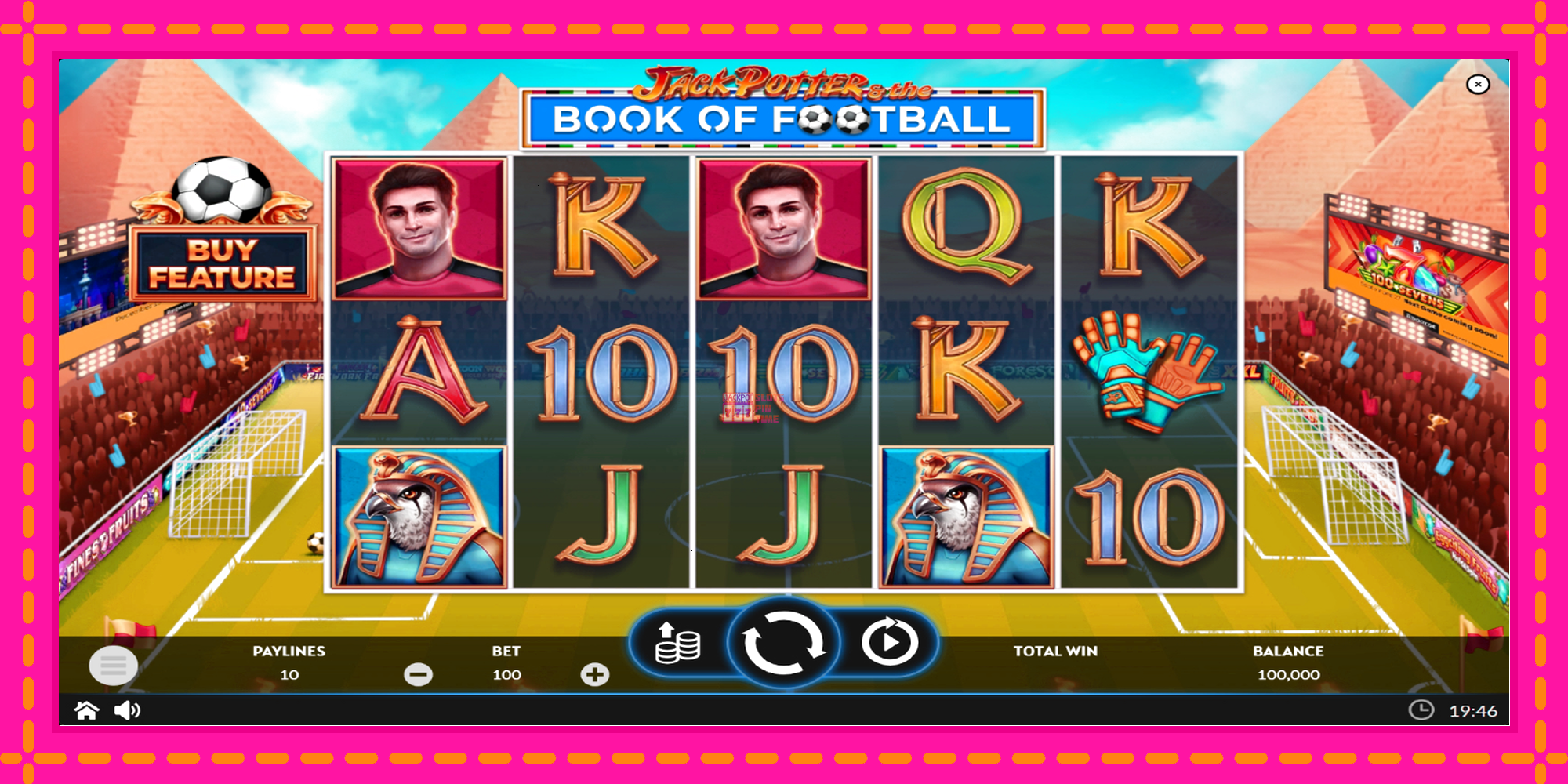 Slot machine Jack Potter & The Book of Football gratuitamente, immagine 2