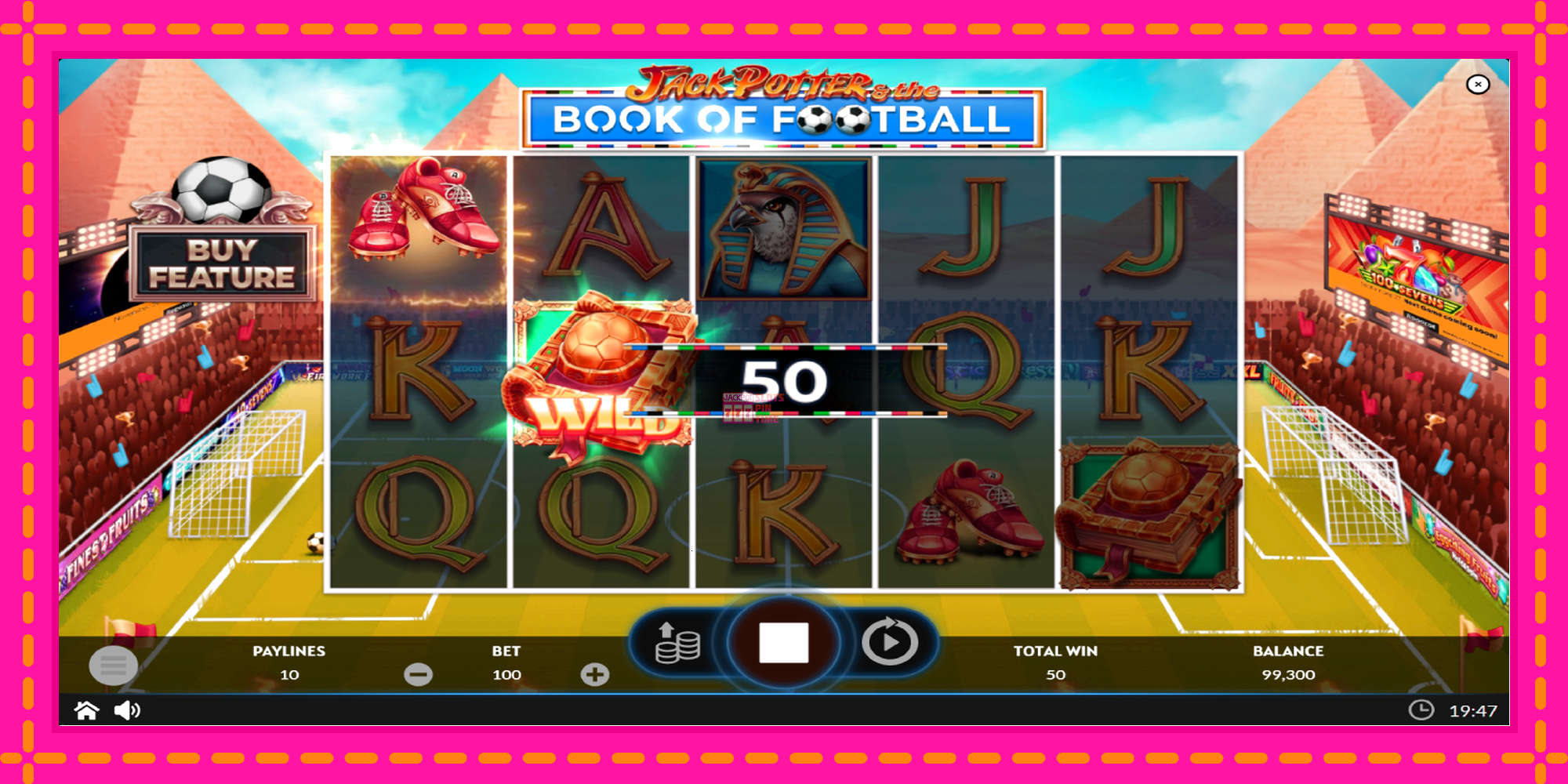 Slot machine Jack Potter & The Book of Football gratuitamente, immagine 3