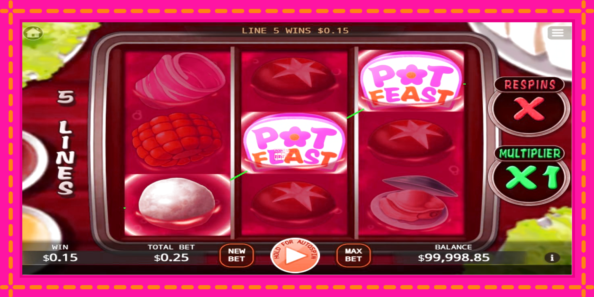 Slot machine Pot Feast gratuitamente, immagine 4