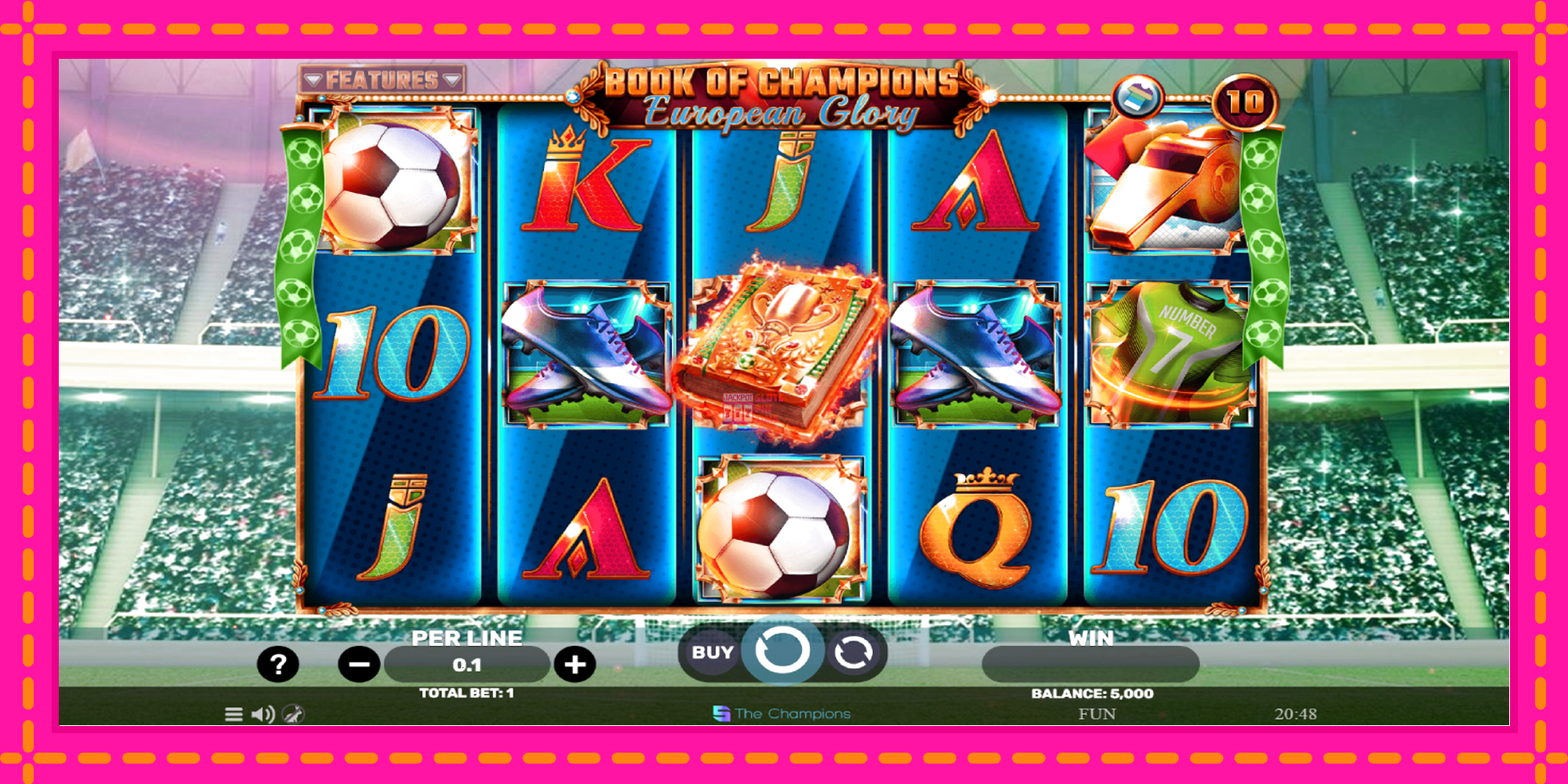 Slot machine Book of Champions - European Glory gratuitamente, immagine 3