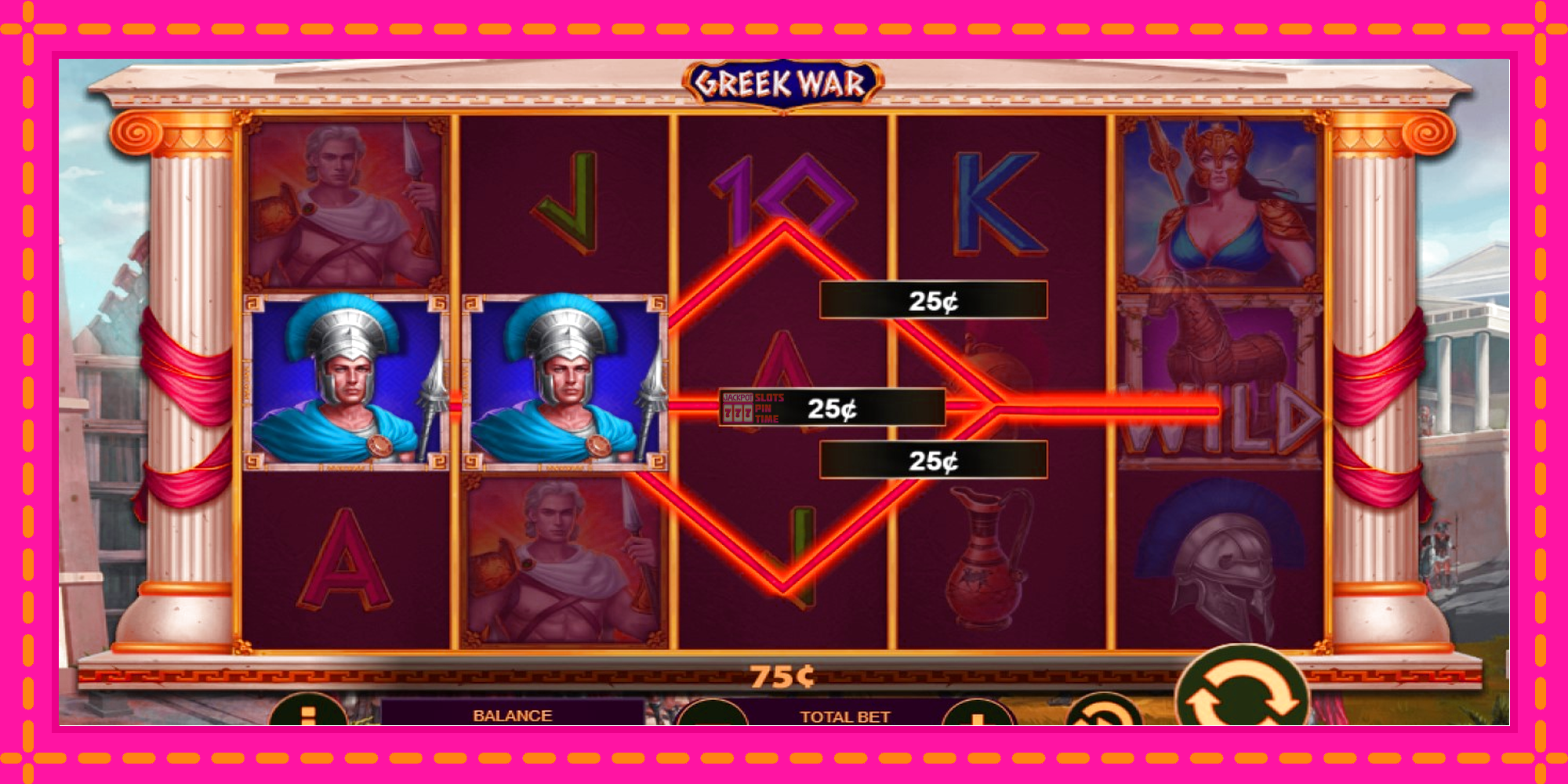 Slot machine Greek War gratuitamente, immagine 2