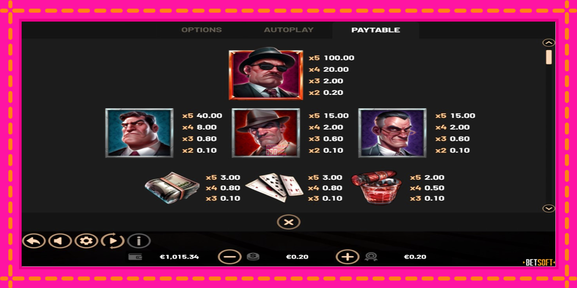 Slot machine The SlotFather Book of Wins gratuitamente, immagine 3