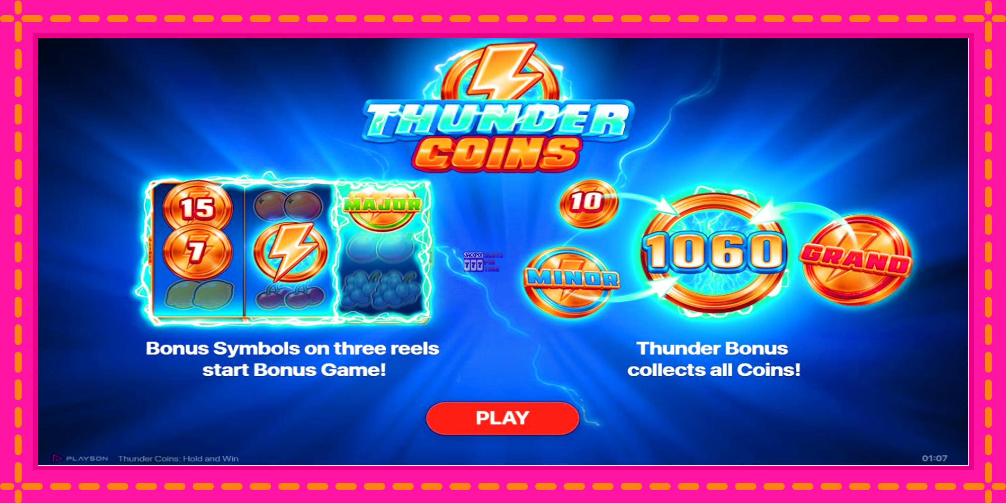 Slot machine Thunder Coins gratuitamente, immagine 1