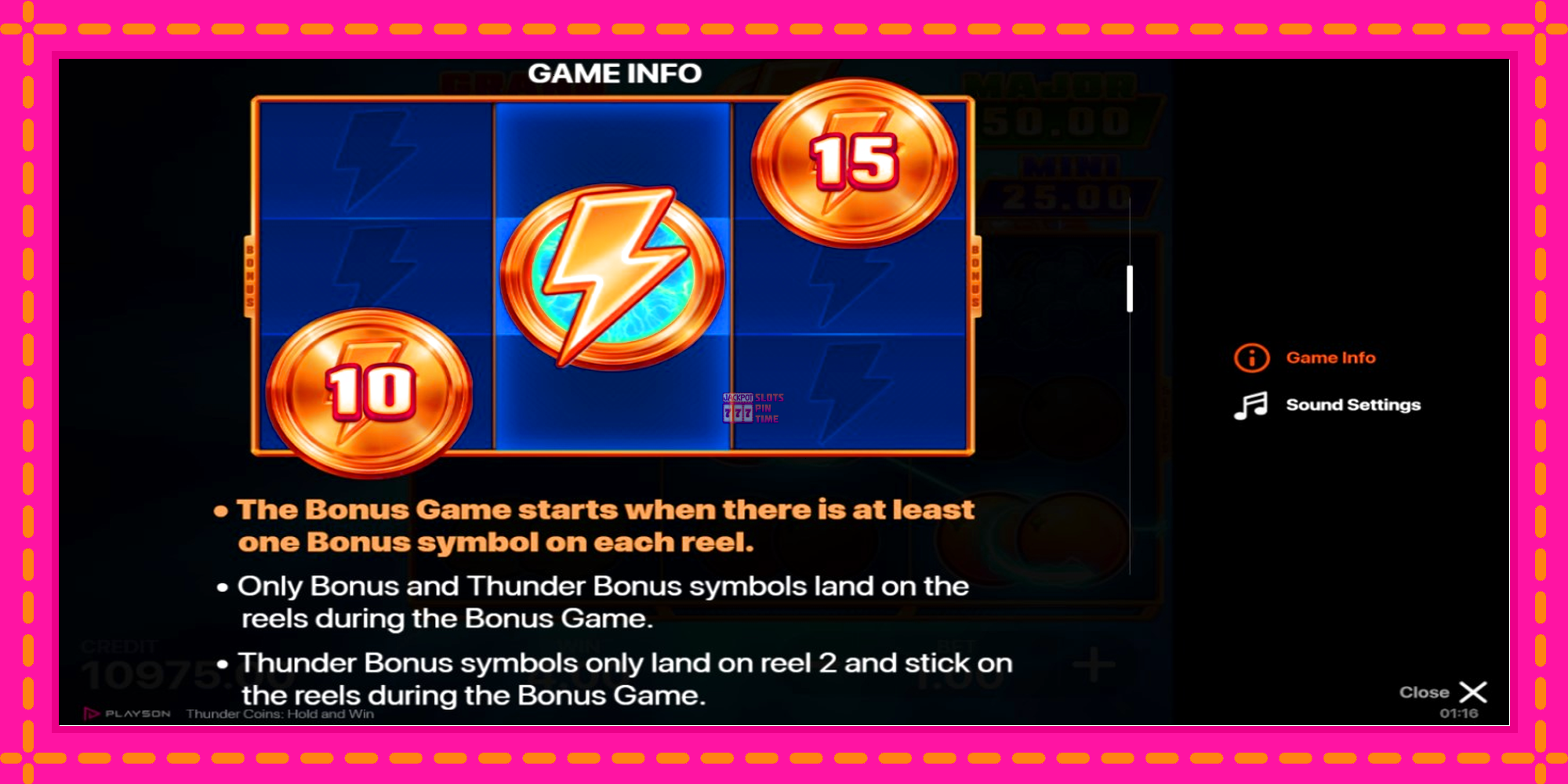 Slot machine Thunder Coins gratuitamente, immagine 5