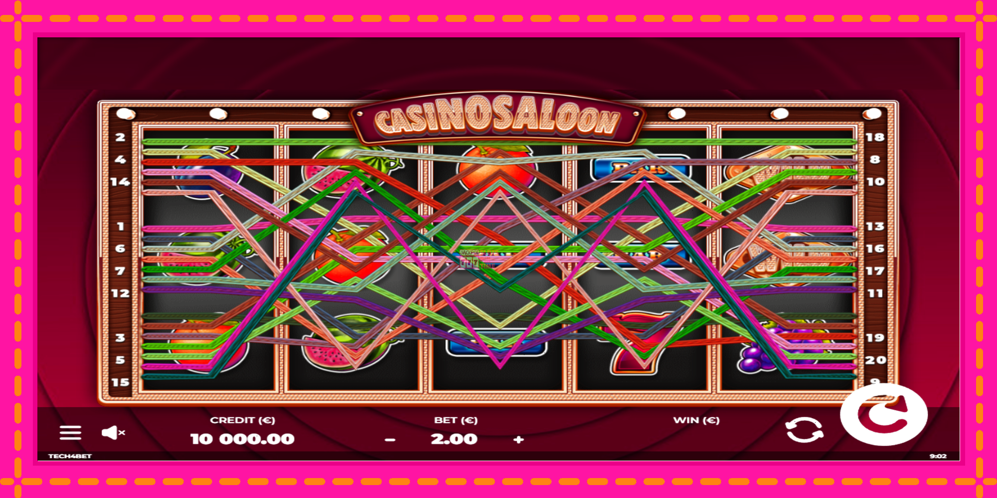 Slot machine Casino Saloon gratuitamente, immagine 3