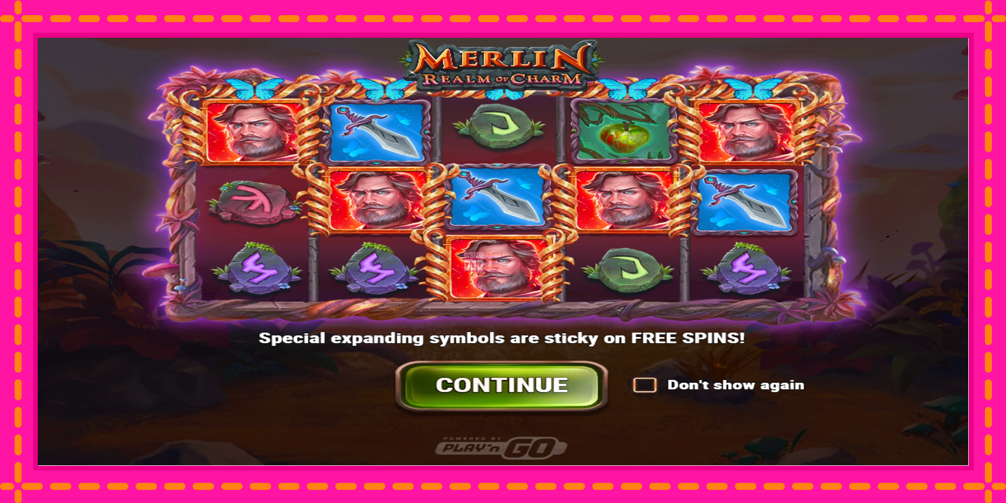 Slot machine Merlin Realm of Charm gratuitamente, immagine 1