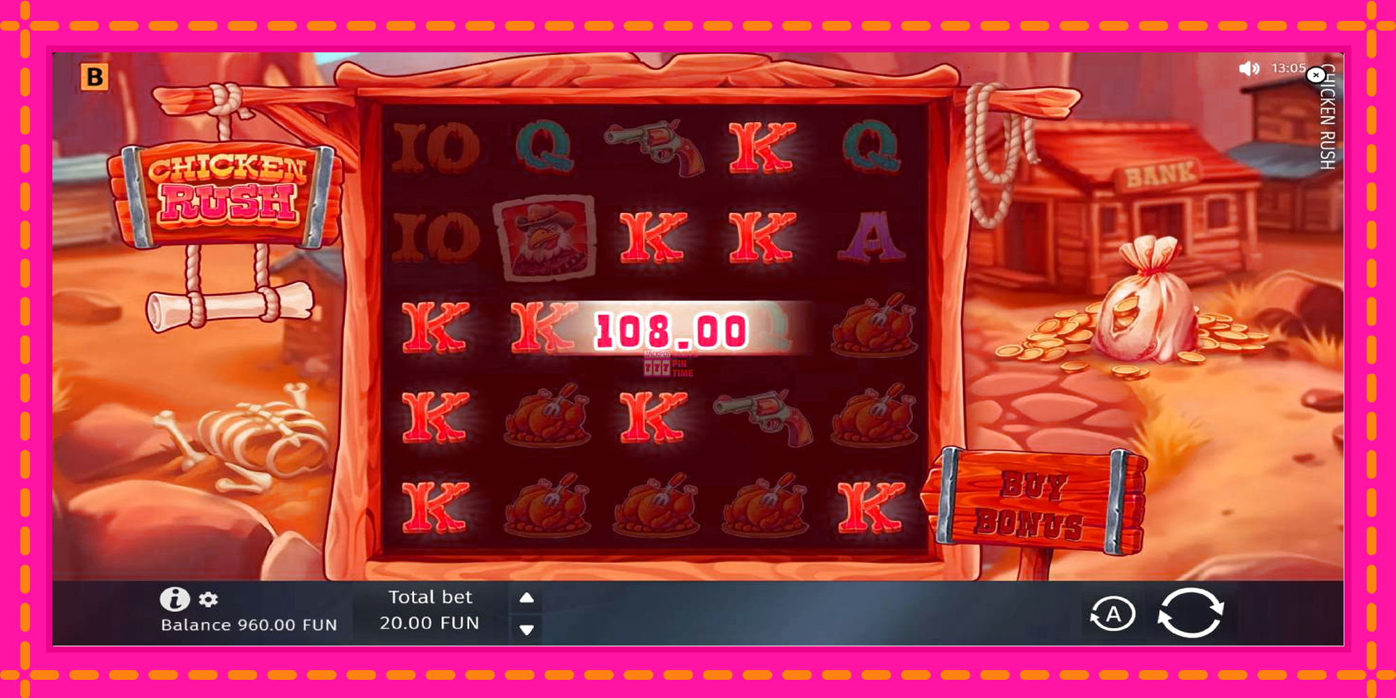 Slot machine Chicken Rush gratuitamente, immagine 4