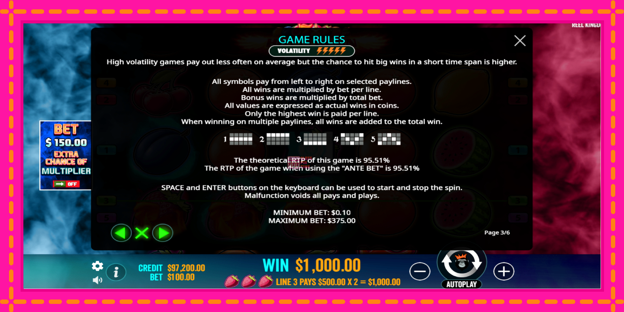 Slot machine Hot to Burn Multiplier gratuitamente, immagine 7